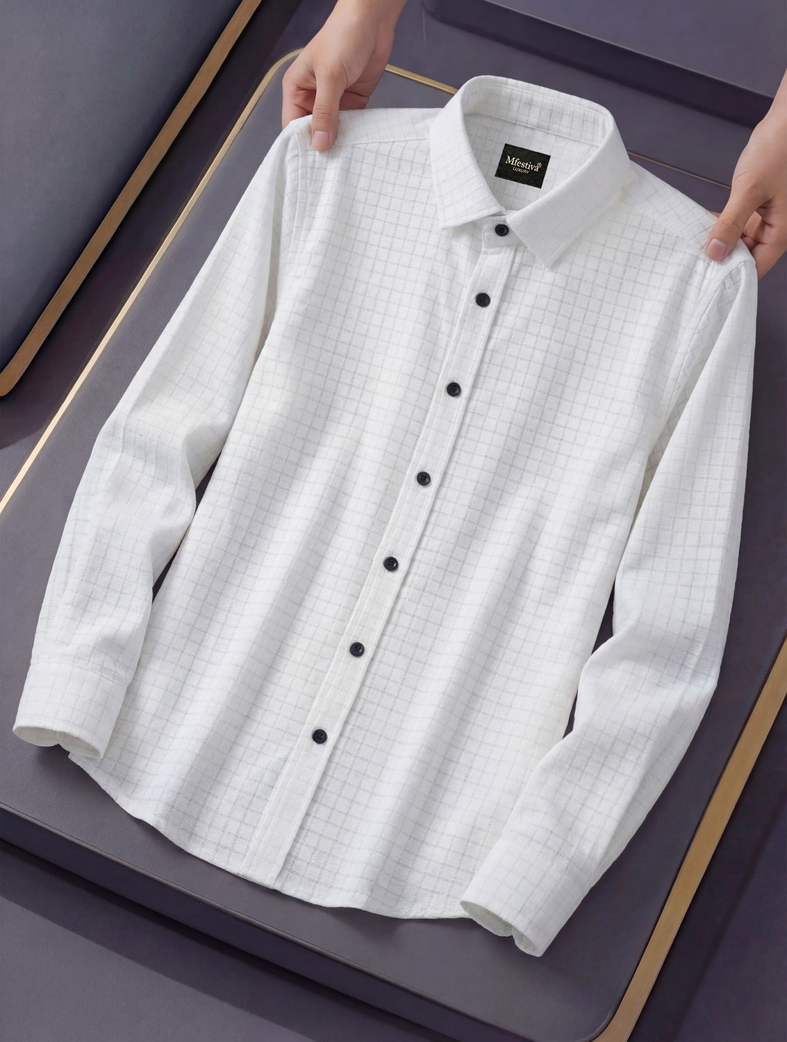 Image of Mfestiva Men Regular Fit Printed Casual Shirt (Pack of 2)