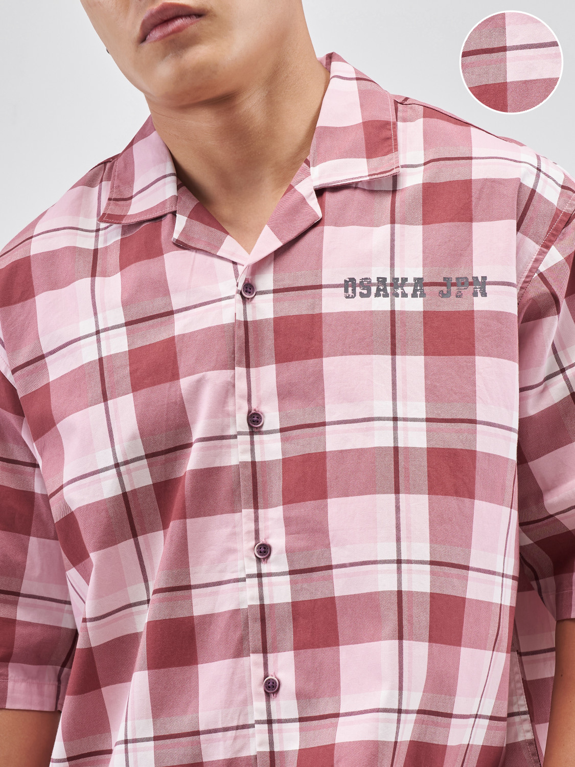 Image of HIGHLANDER Men Checkered Casual Brown Shirt