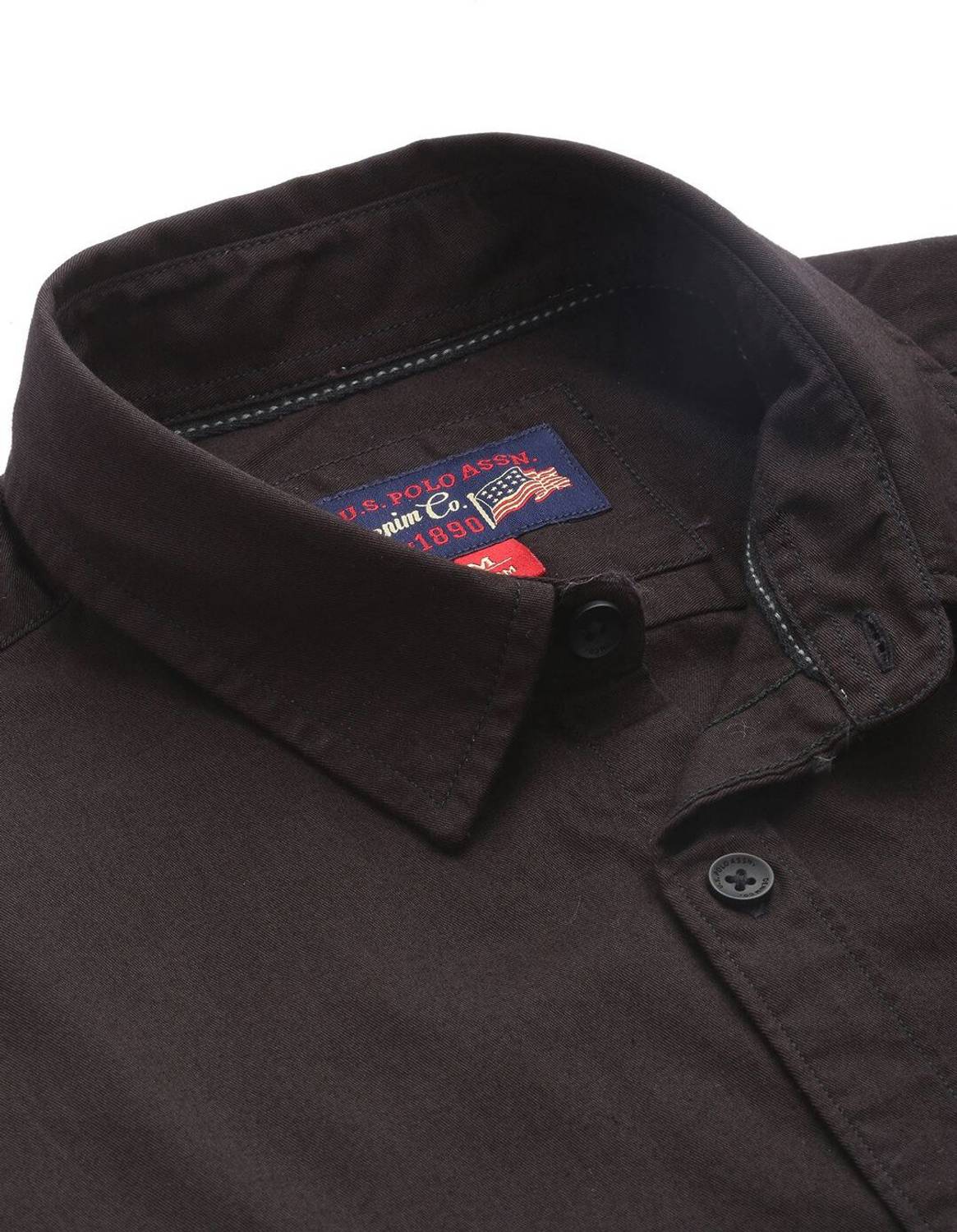 U.S. POLO ASSN. Men Black Casual Shirt - Image 2