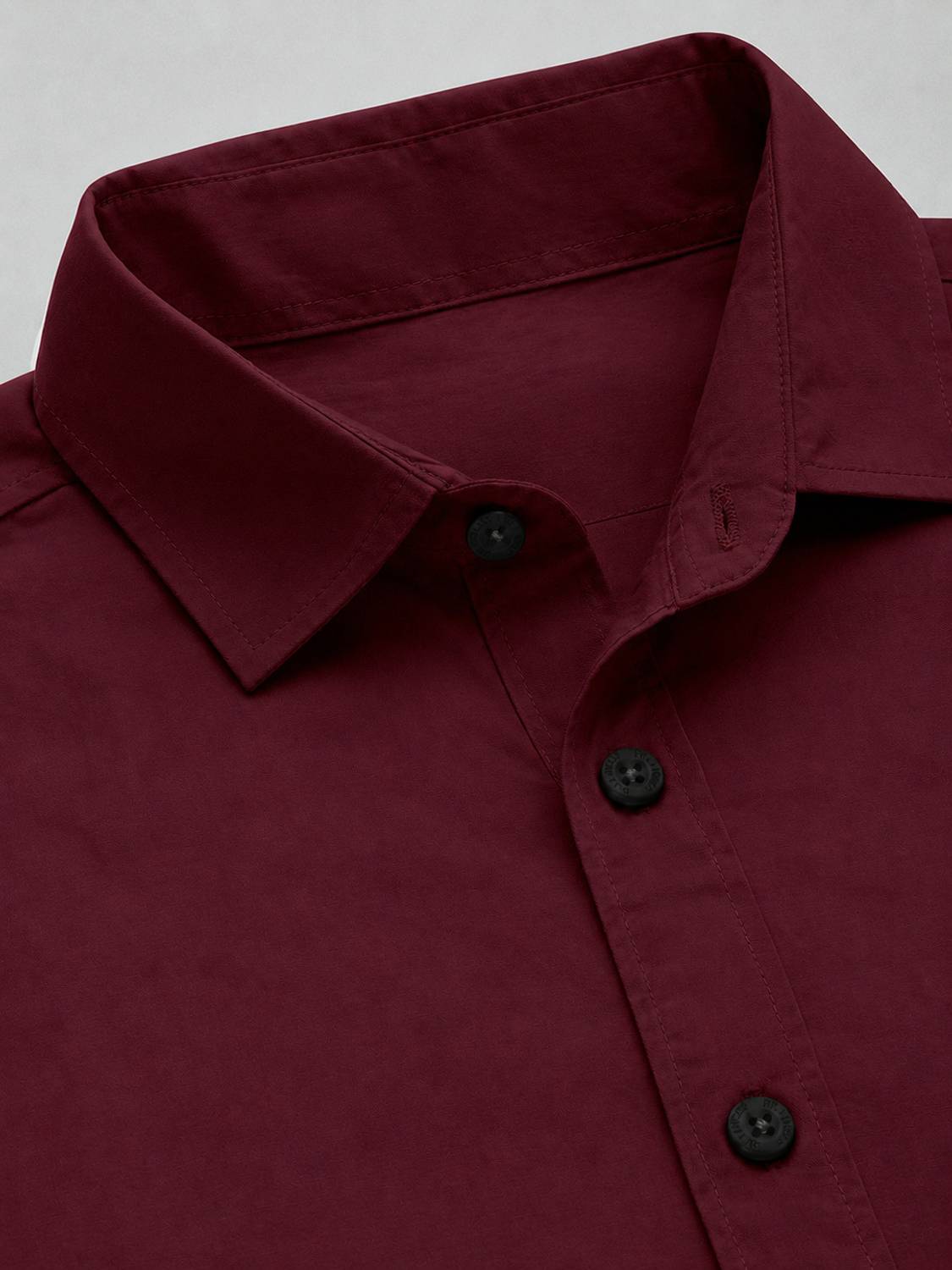 mozero Men Maroon Casual Shirt - Image 2