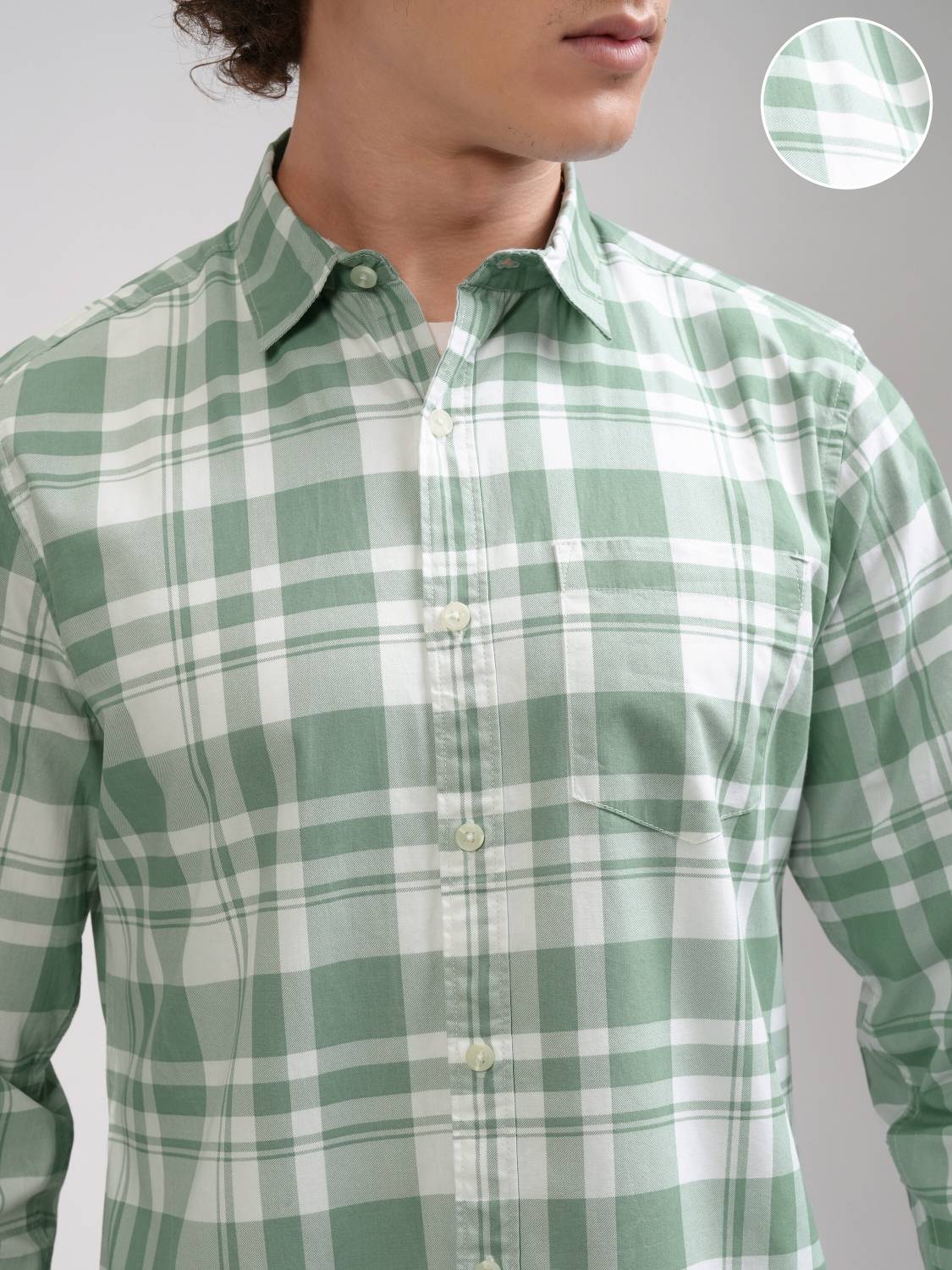 HIGHLANDER Men Checkered Multicolor Shirt - Image 5