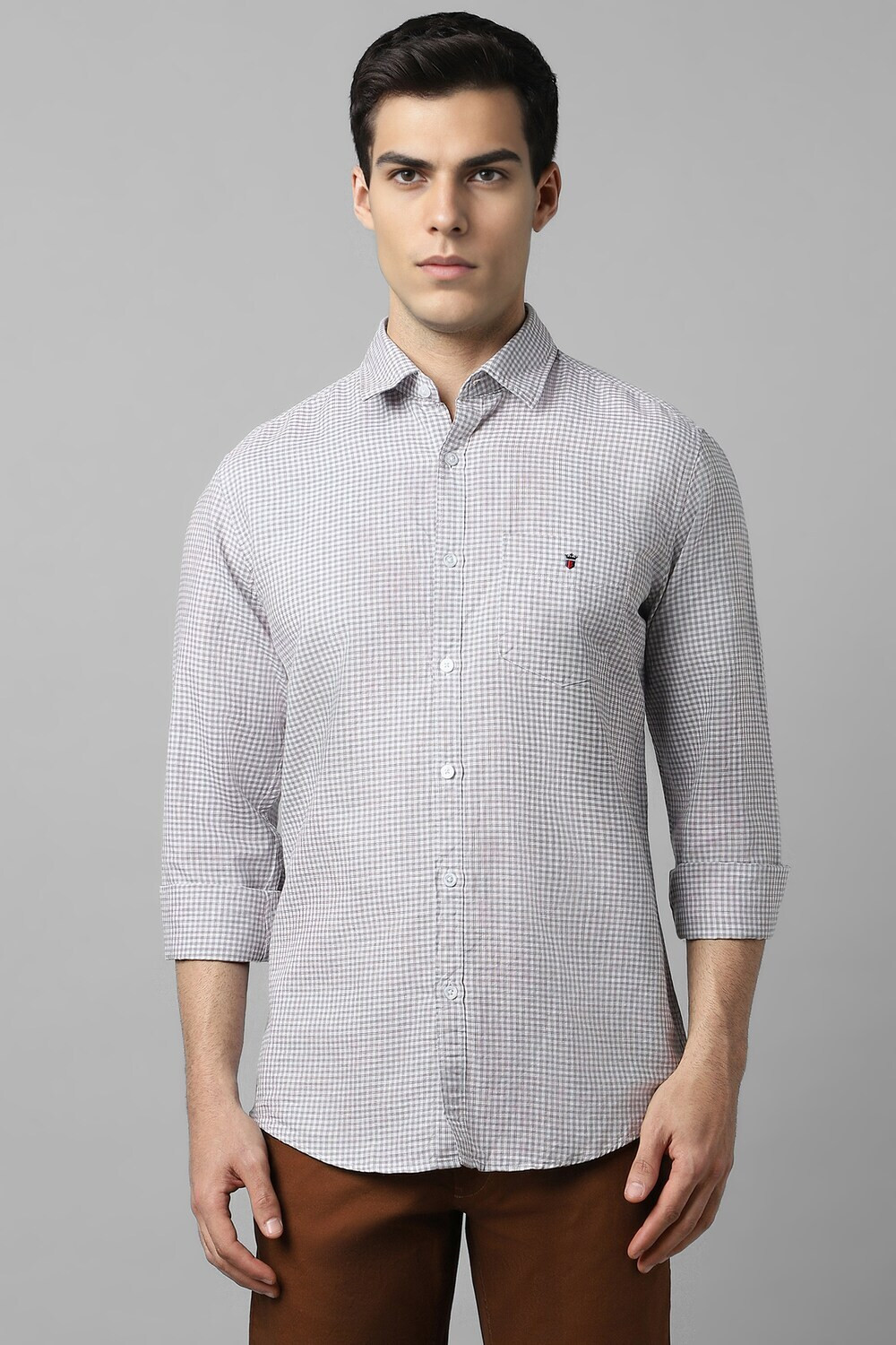 Image of Allen Solly Boys Printed Casual White Shirt