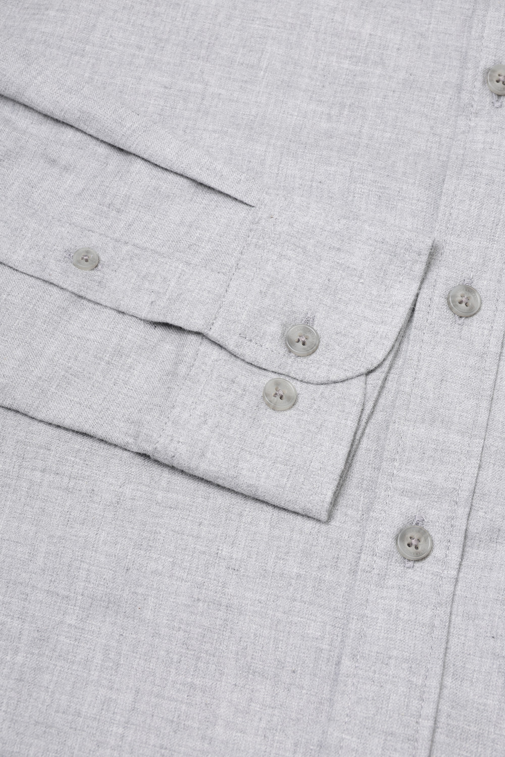 Image of PETER ENGLAND Men Solid Casual Grey Shirt
