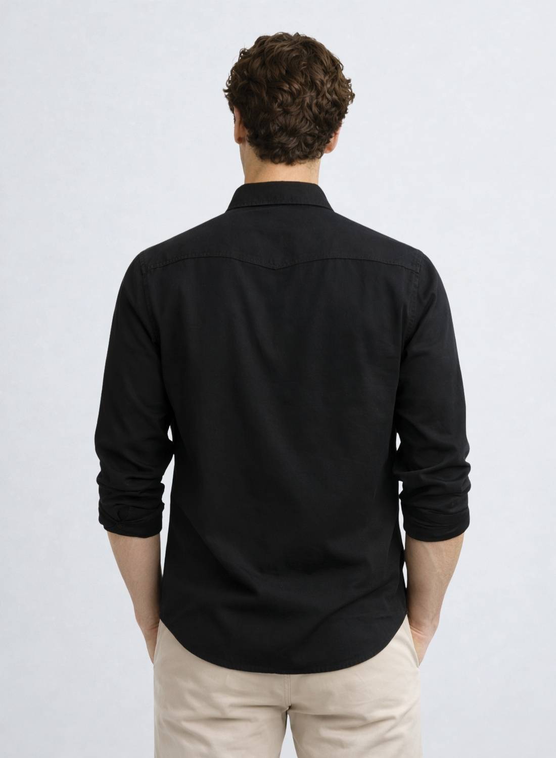 ADRO Men Black Casual Shirt - Image 4