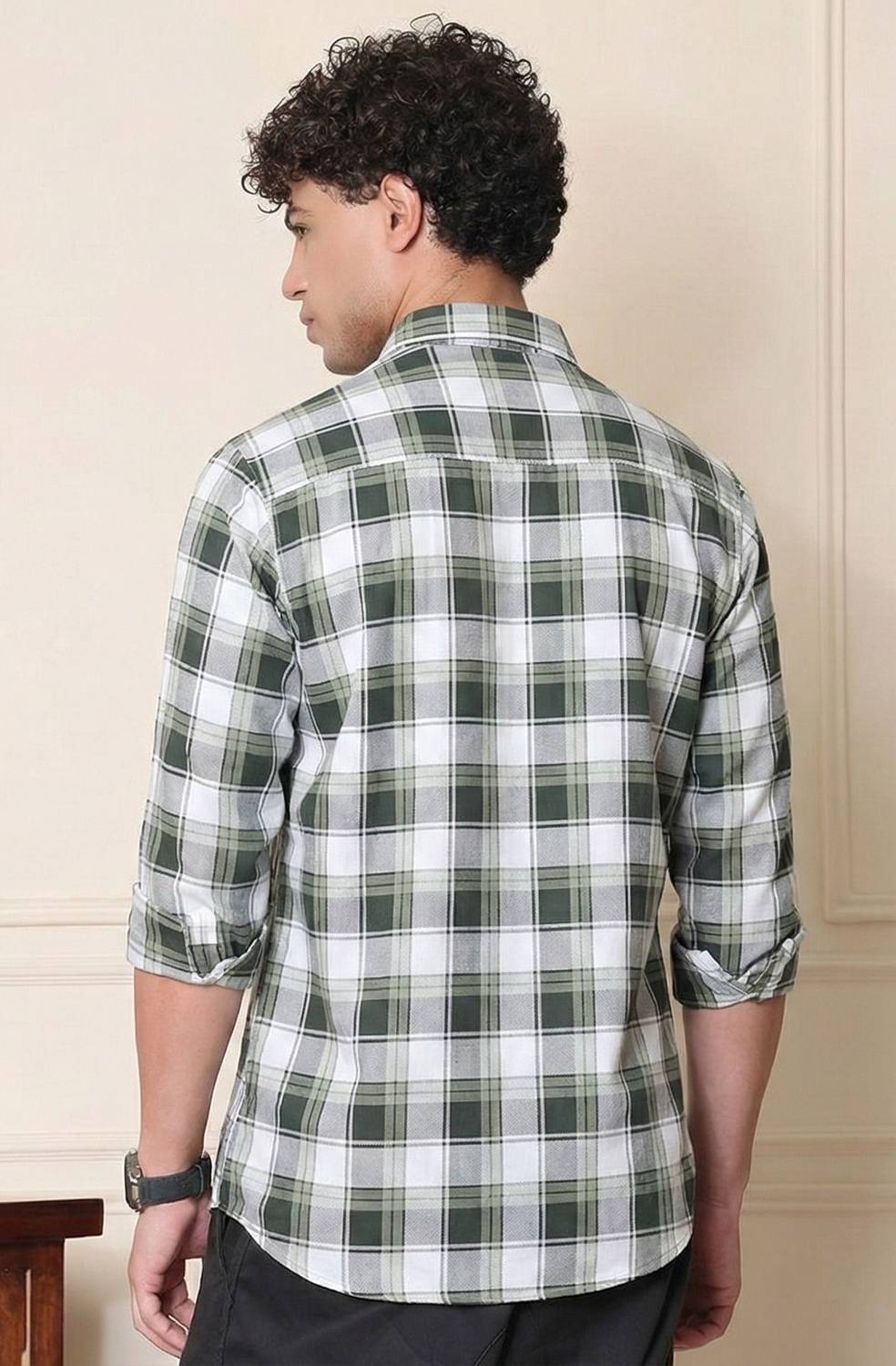 R.Code Men Checkered Multicolor Shirt - Image 2
