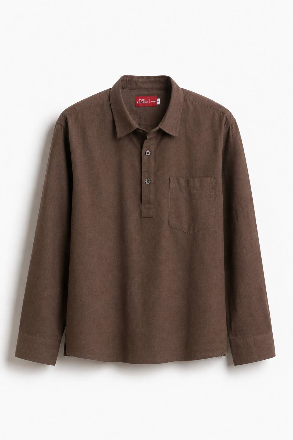 THE EPOPEE Men Brown Casual Shirt - Image 3