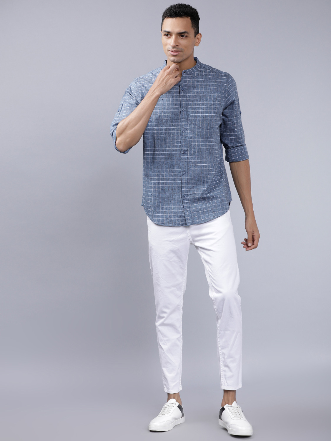 Image of HIGHLANDER Men Checkered Casual Multicolor Shirt