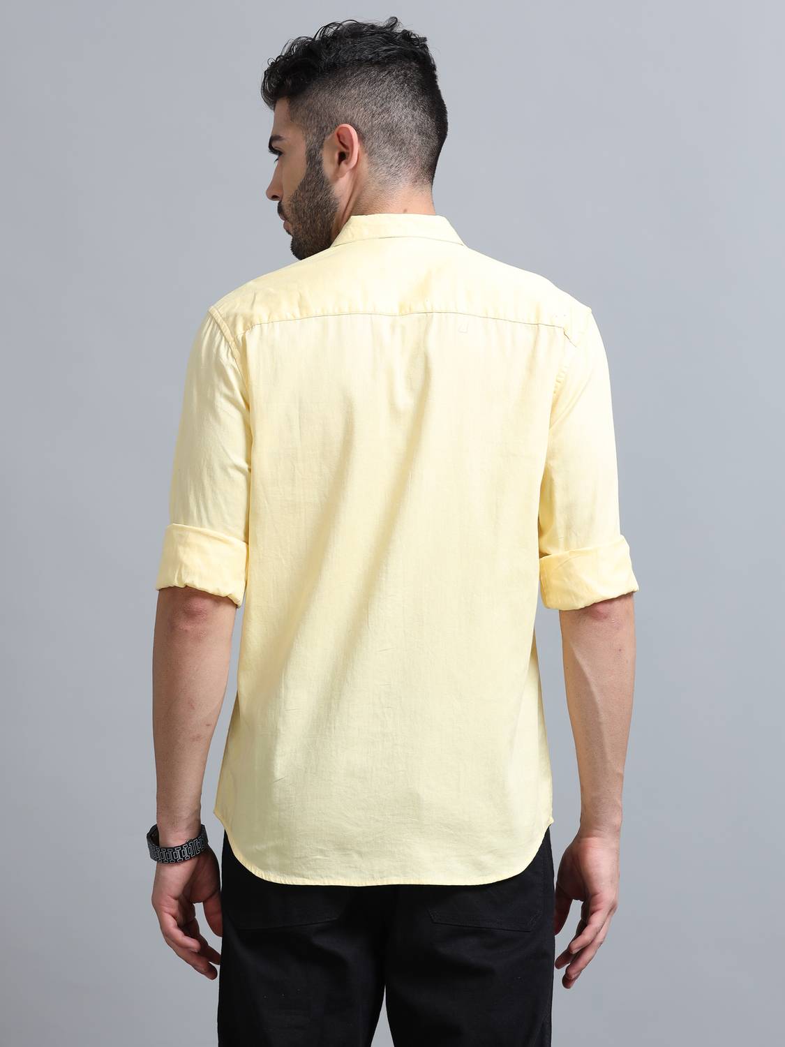 Proword Men Yellow Casual Shirt - Image 4