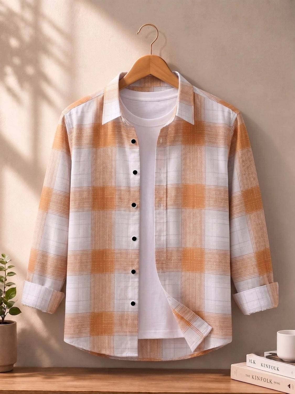 MUMIN Men Checkered Multicolor Shirt - Image 1