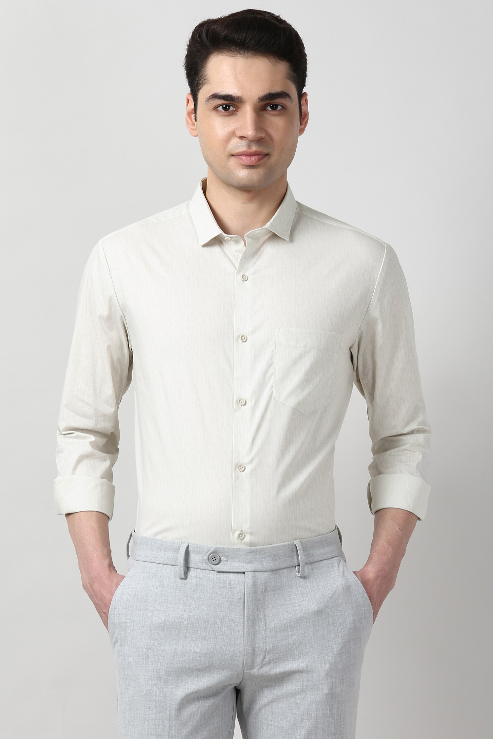 Image of PETER ENGLAND Men Regular Fit Printed Casual Shirt