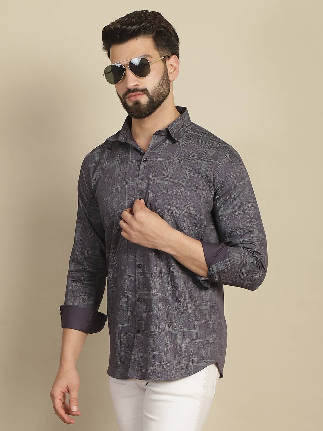 ARMAAN ETHNIC Men Printed Casual Multicolor Shirt