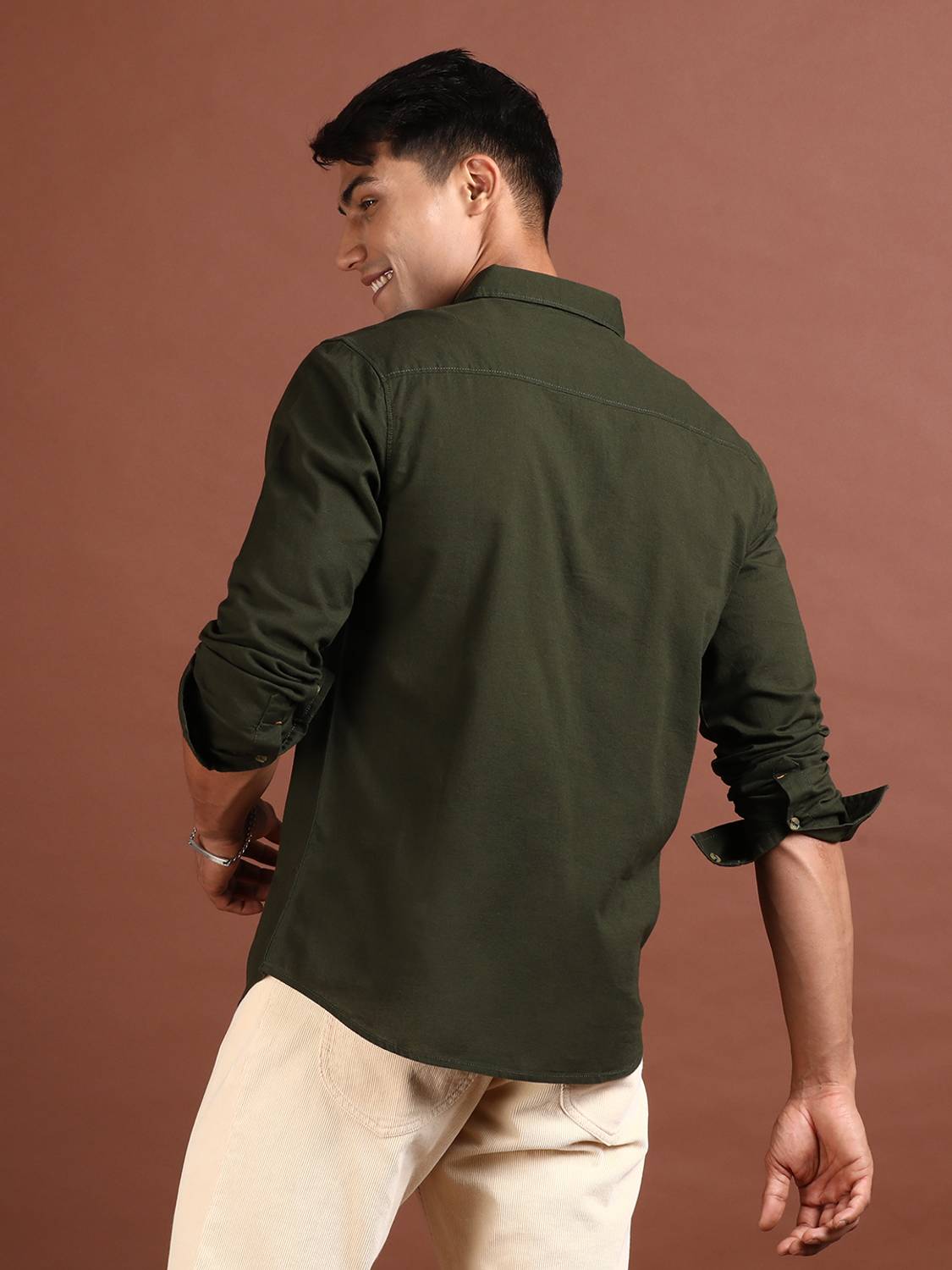 The Indian Garage Co. Men Green Shirt - Image 4