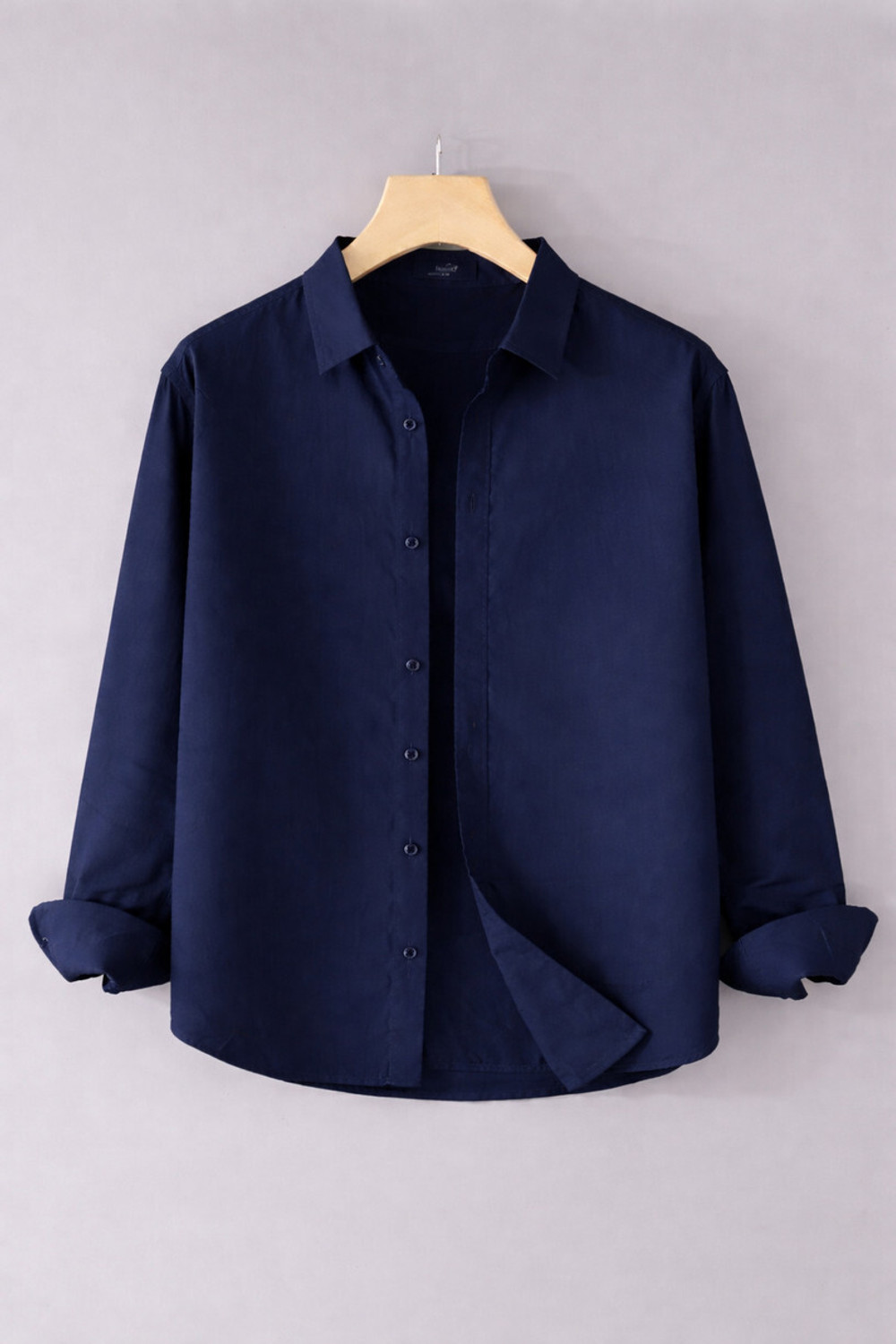 Image of GLOREN Men Solid Casual Multicolor Shirt