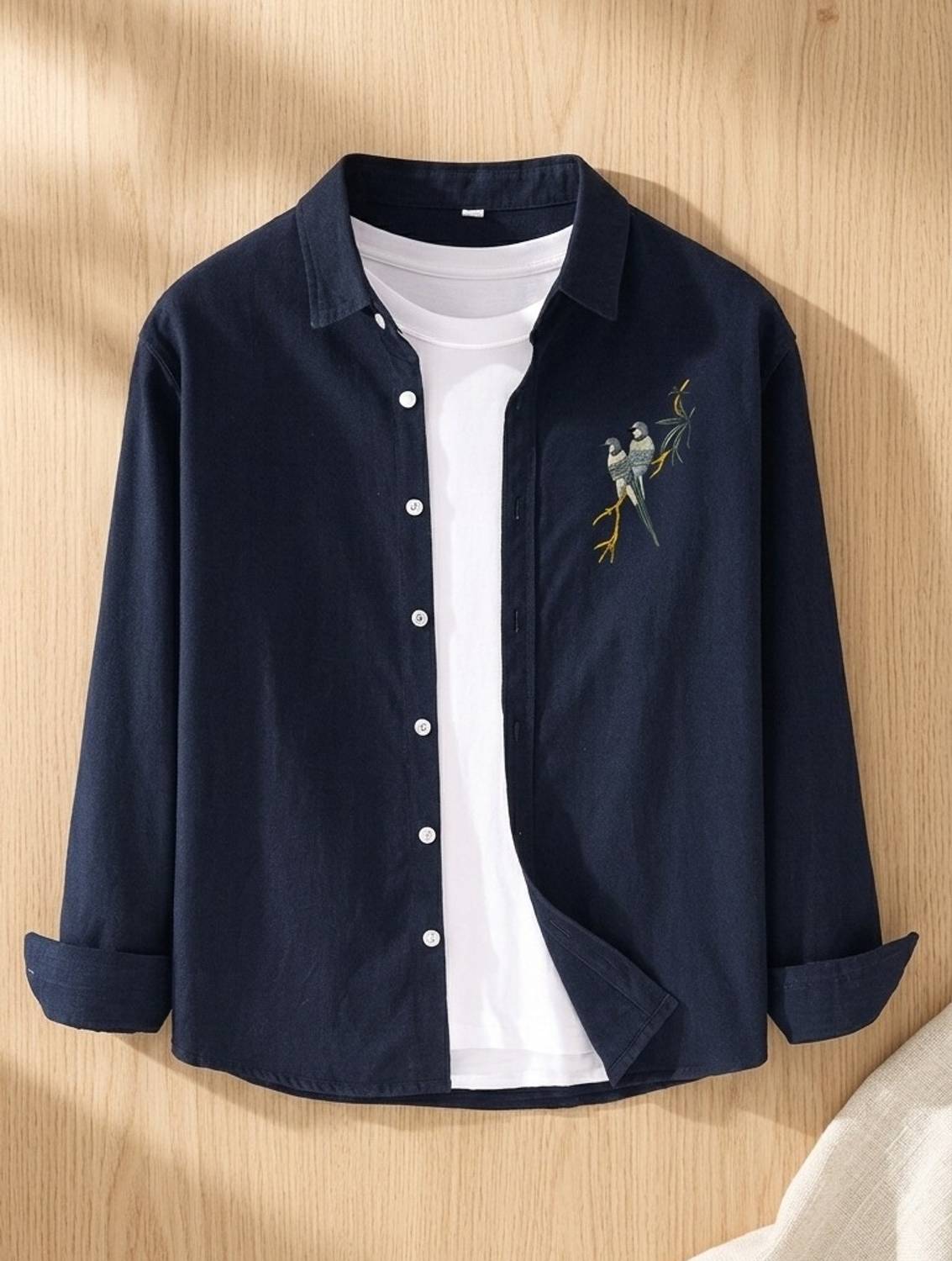 hasti enterprise Men Dark Blue Shirt - Image 1
