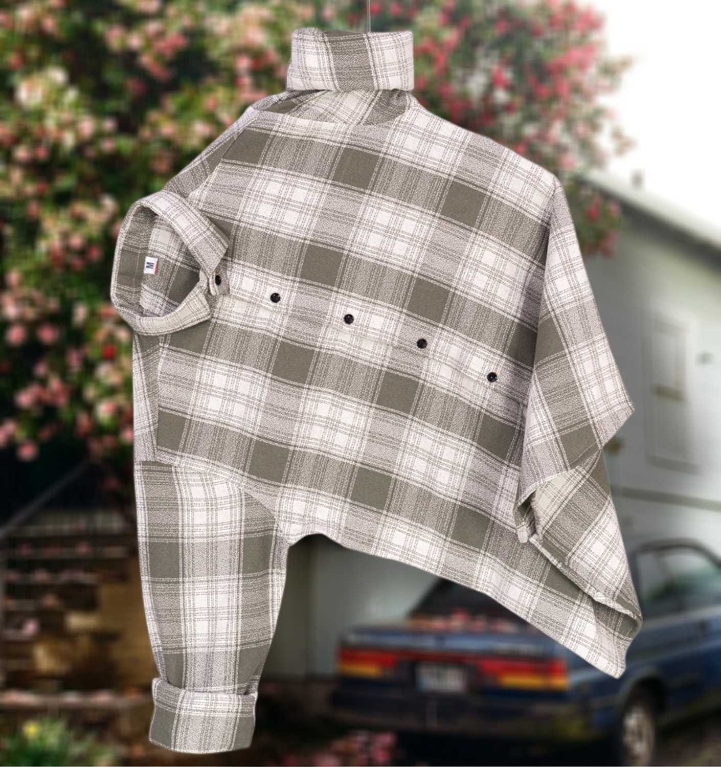 Image of THE BRAVES MANUFACTURER Men Checkered Casual Multicolor Shirt