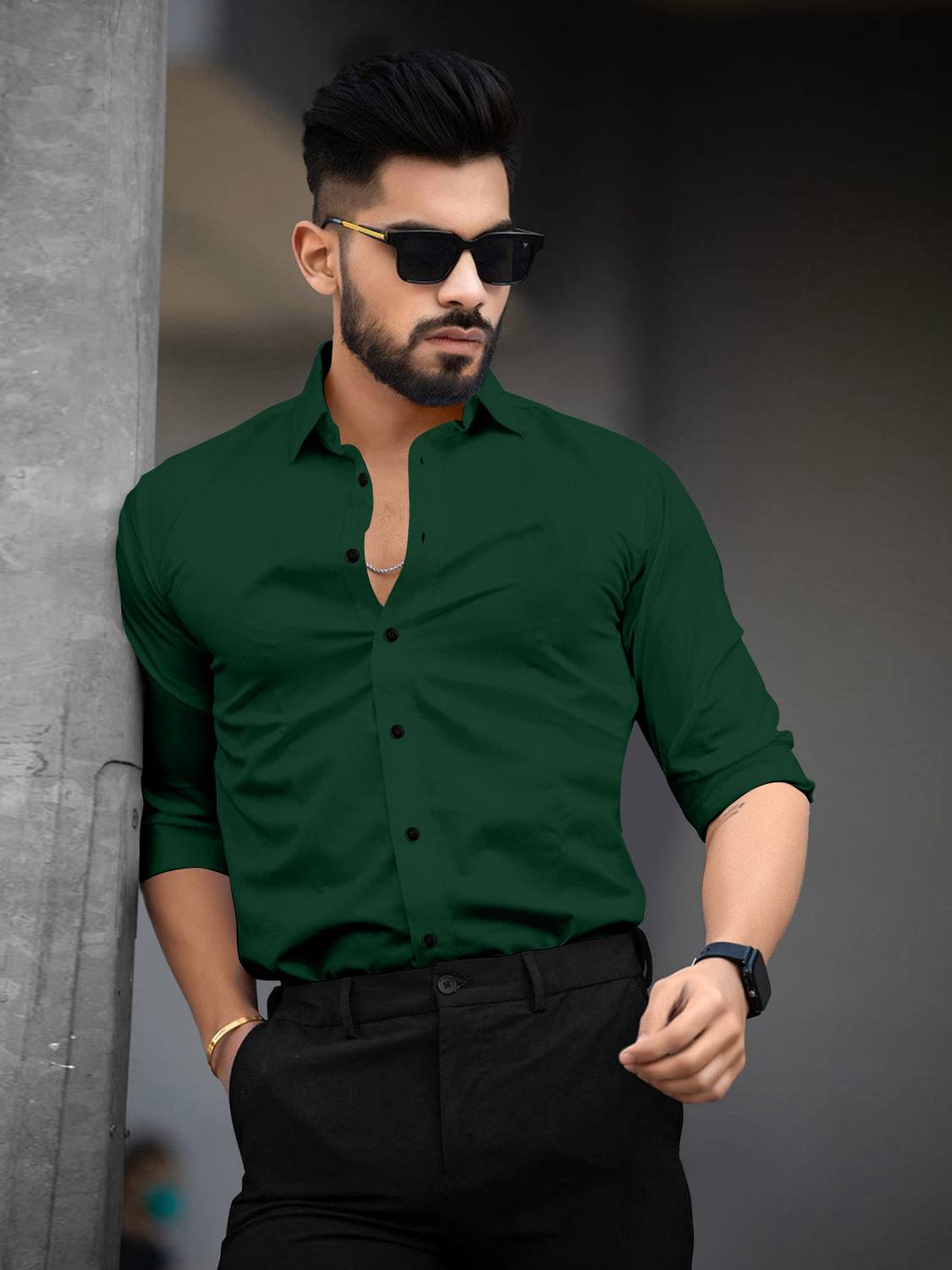 UGAMCREATIONS Men Shirt Pant Set - Image 3