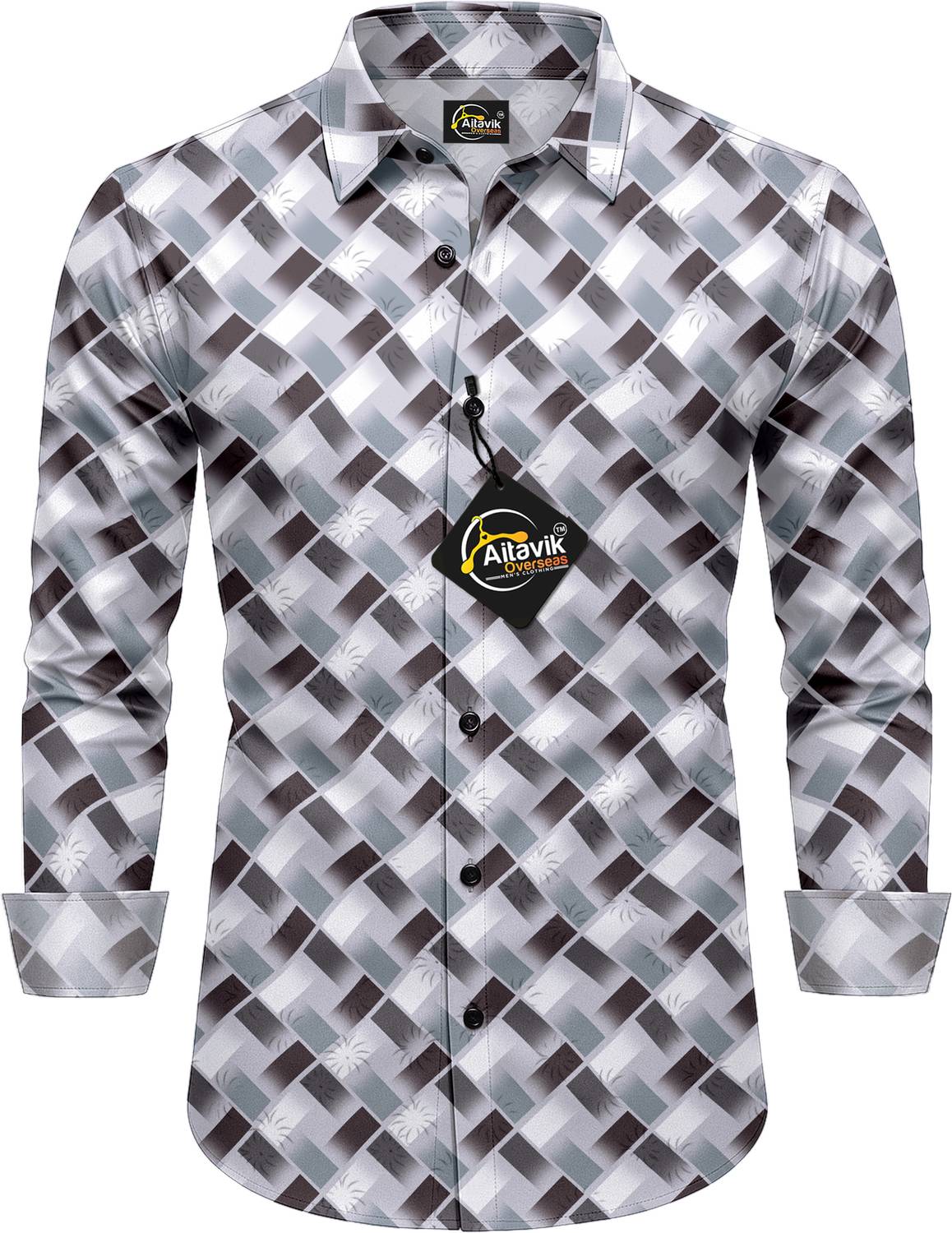 AITAVIKOVERSEAS Men Printed Casual Multicolor Shirt