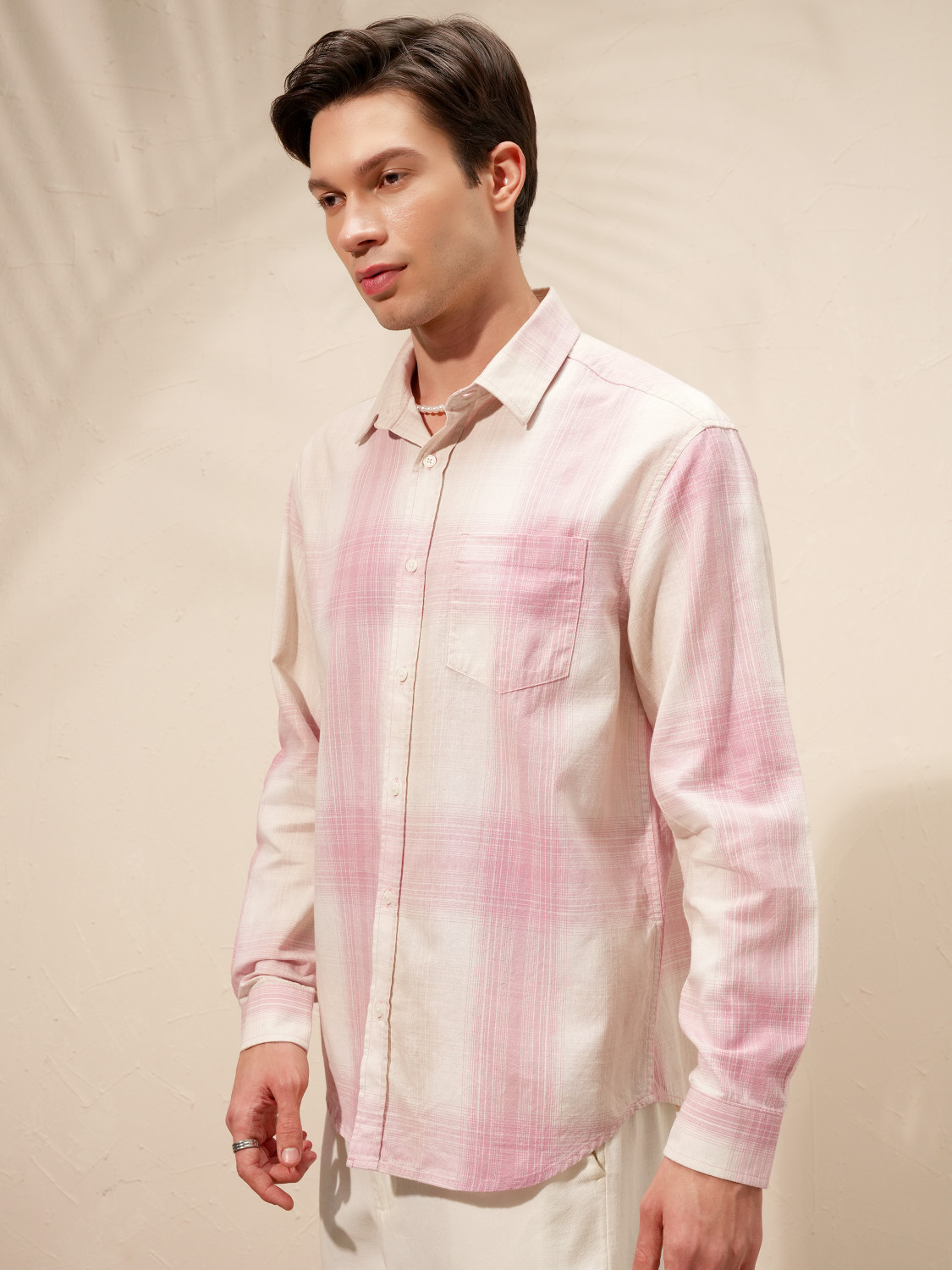 Image of HIGHLANDER Men Checkered Casual Multicolor Shirt