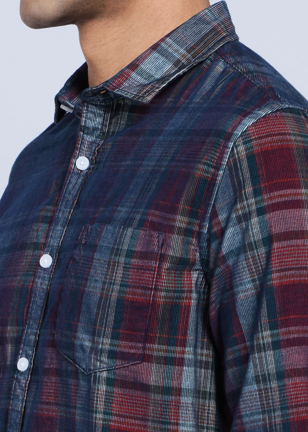 Image of Allen Solly Men Checkered Casual Multicolor Shirt