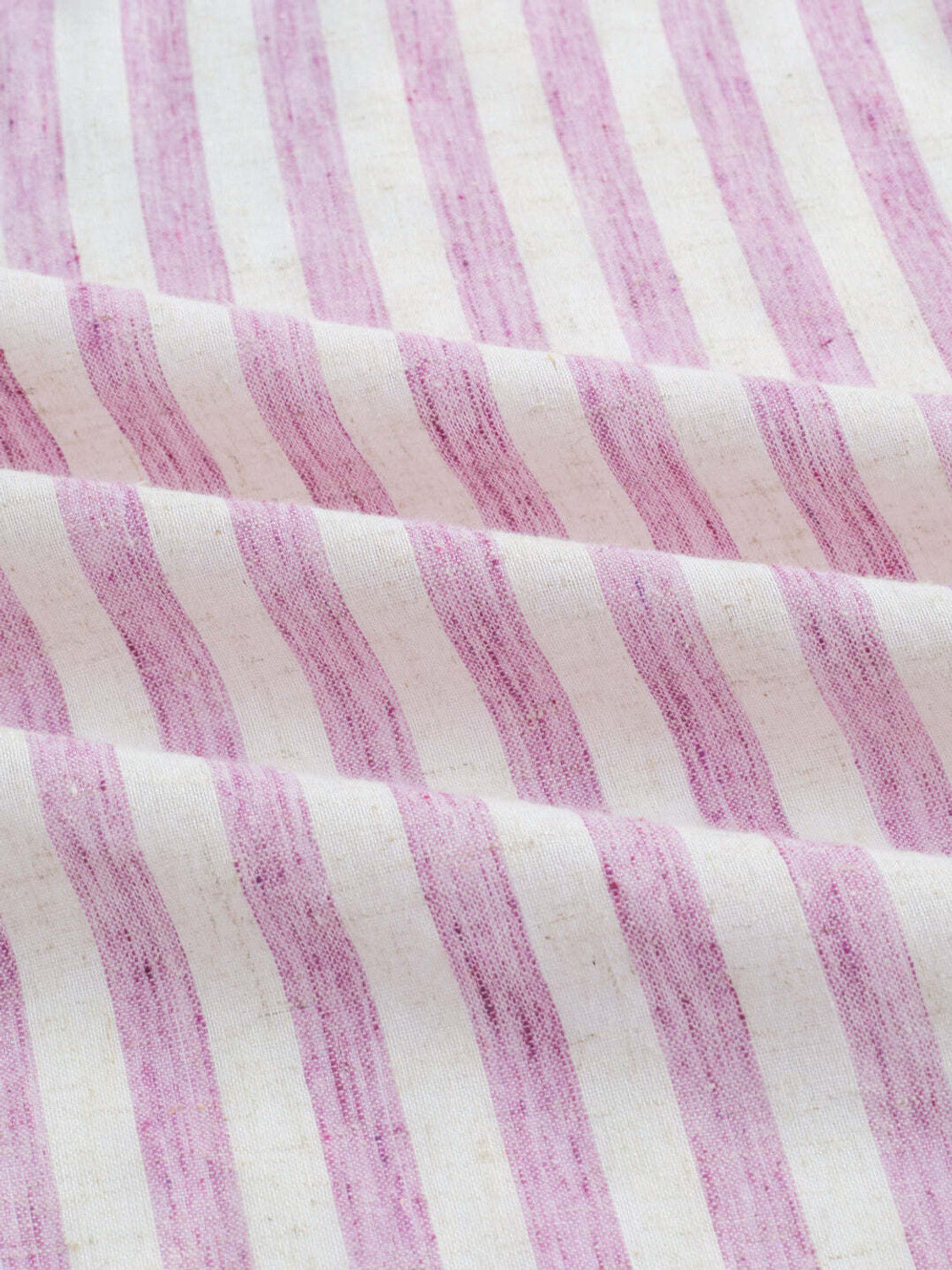 Image of VASTRADO Men Striped Casual Pink Shirt