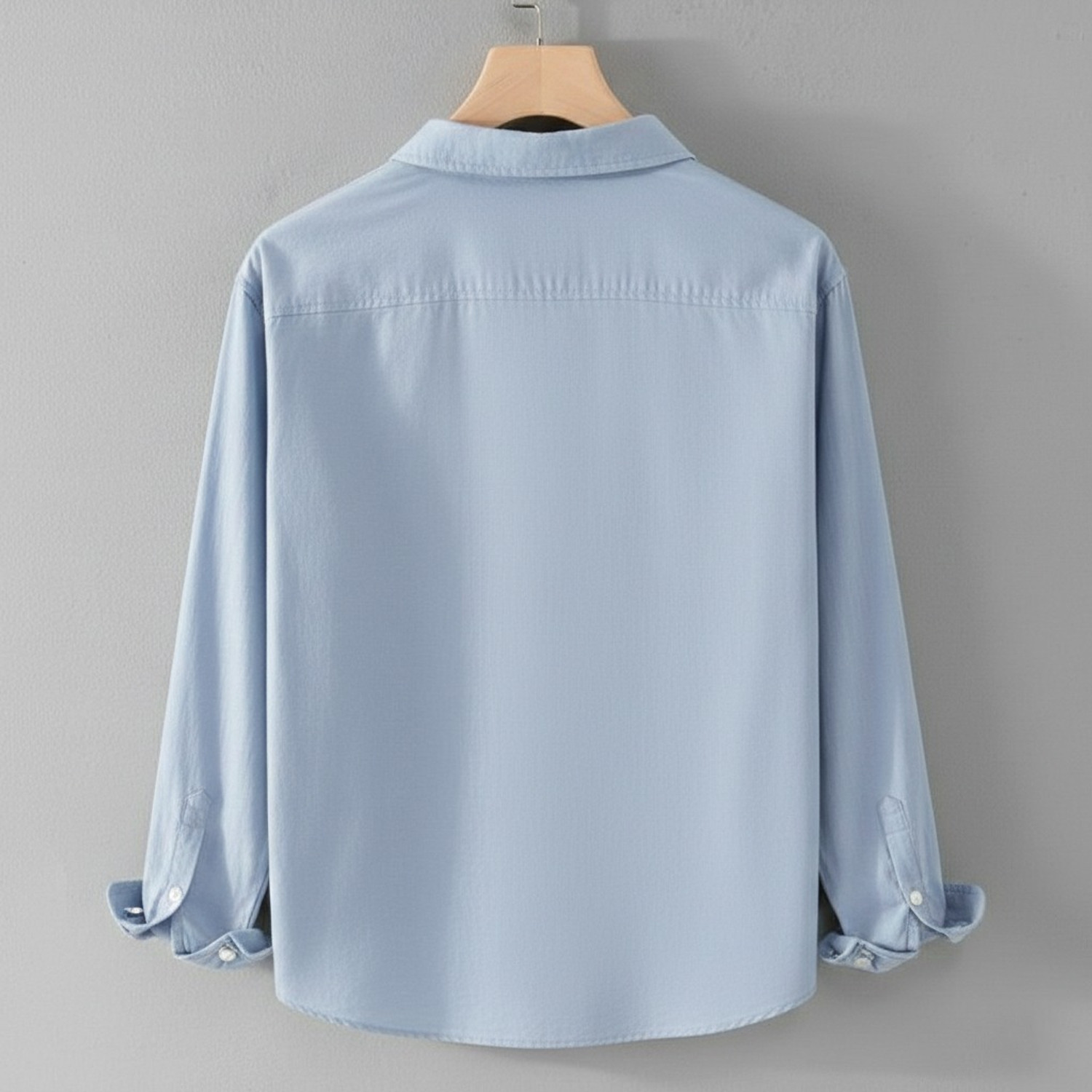 Image of PRIHA CREATION Men Embroidered Casual Light Blue Shirt