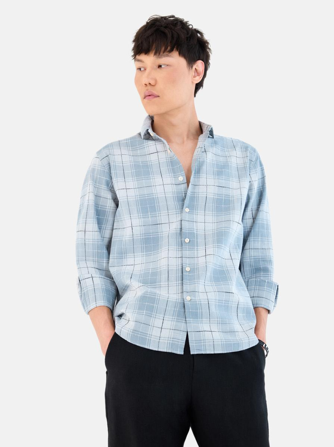 Snitch Men Regular Fit Checkered Spread Collar Casual Shirt - Price History