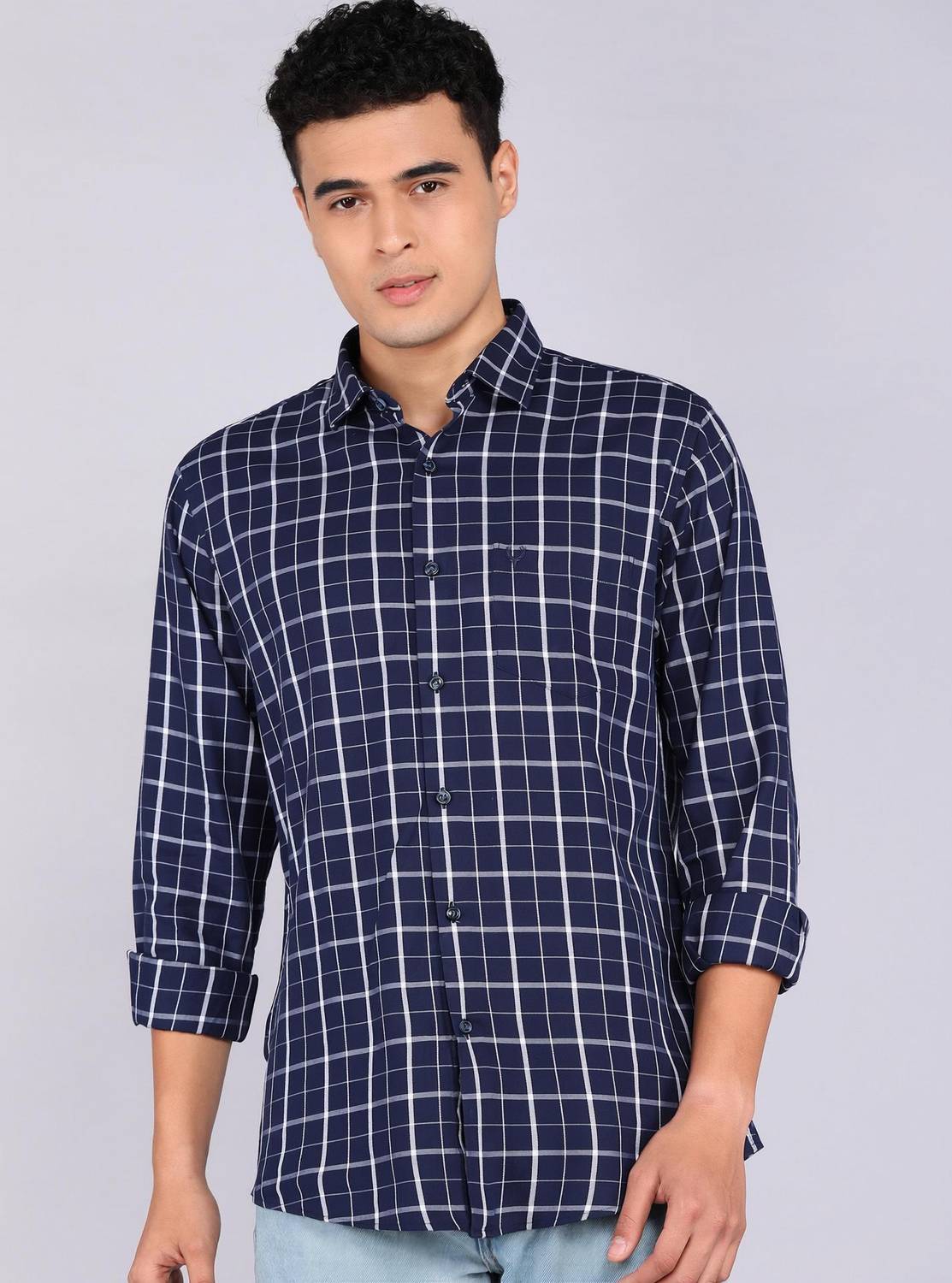Allen Solly Men Checkered Casual Multicolor Shirt