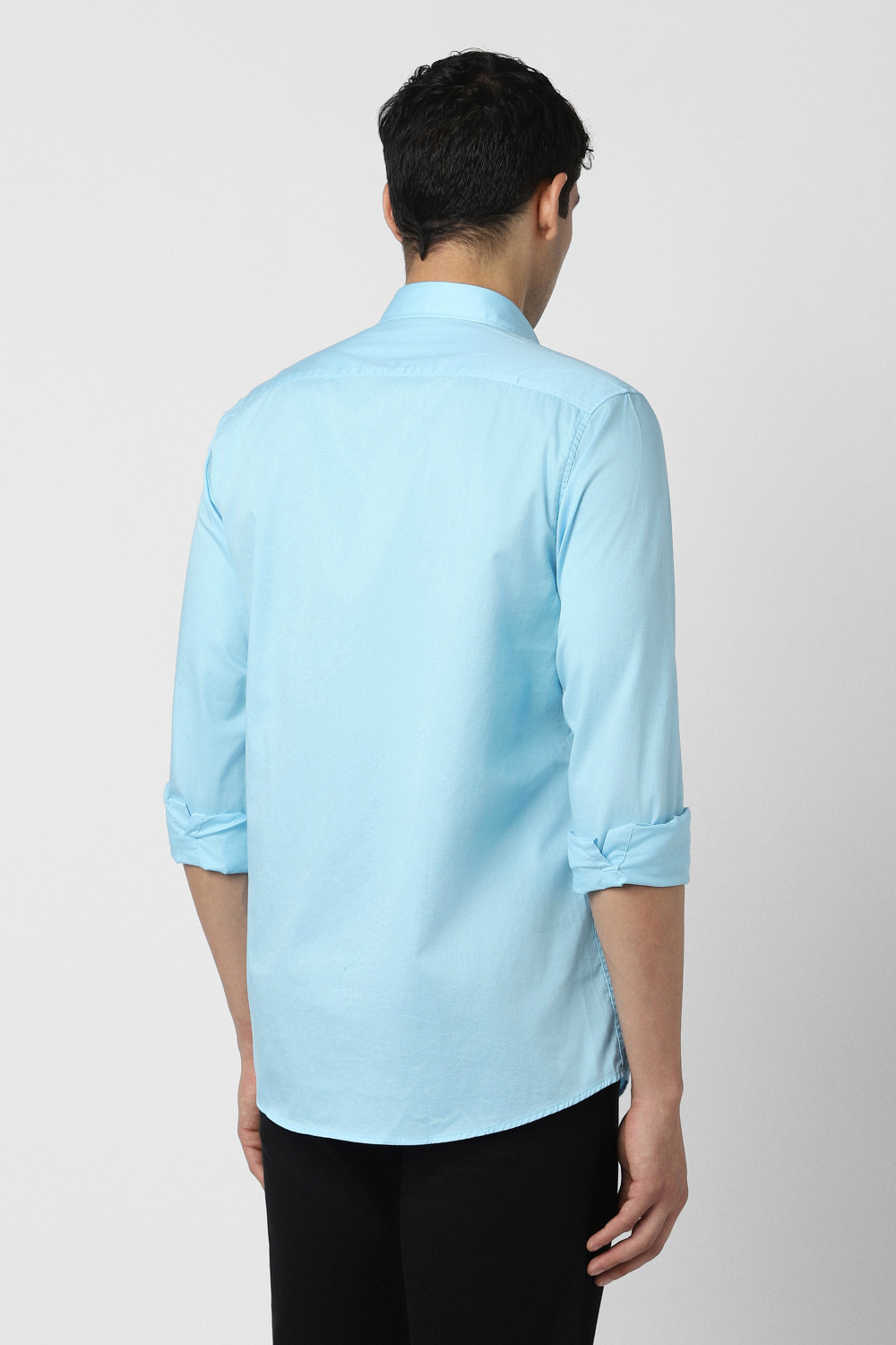 Image of PETER ENGLAND Men Slim Fit Solid Casual Shirt