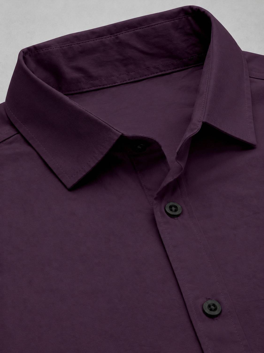 mozero Men Purple Casual Shirt - Image 2