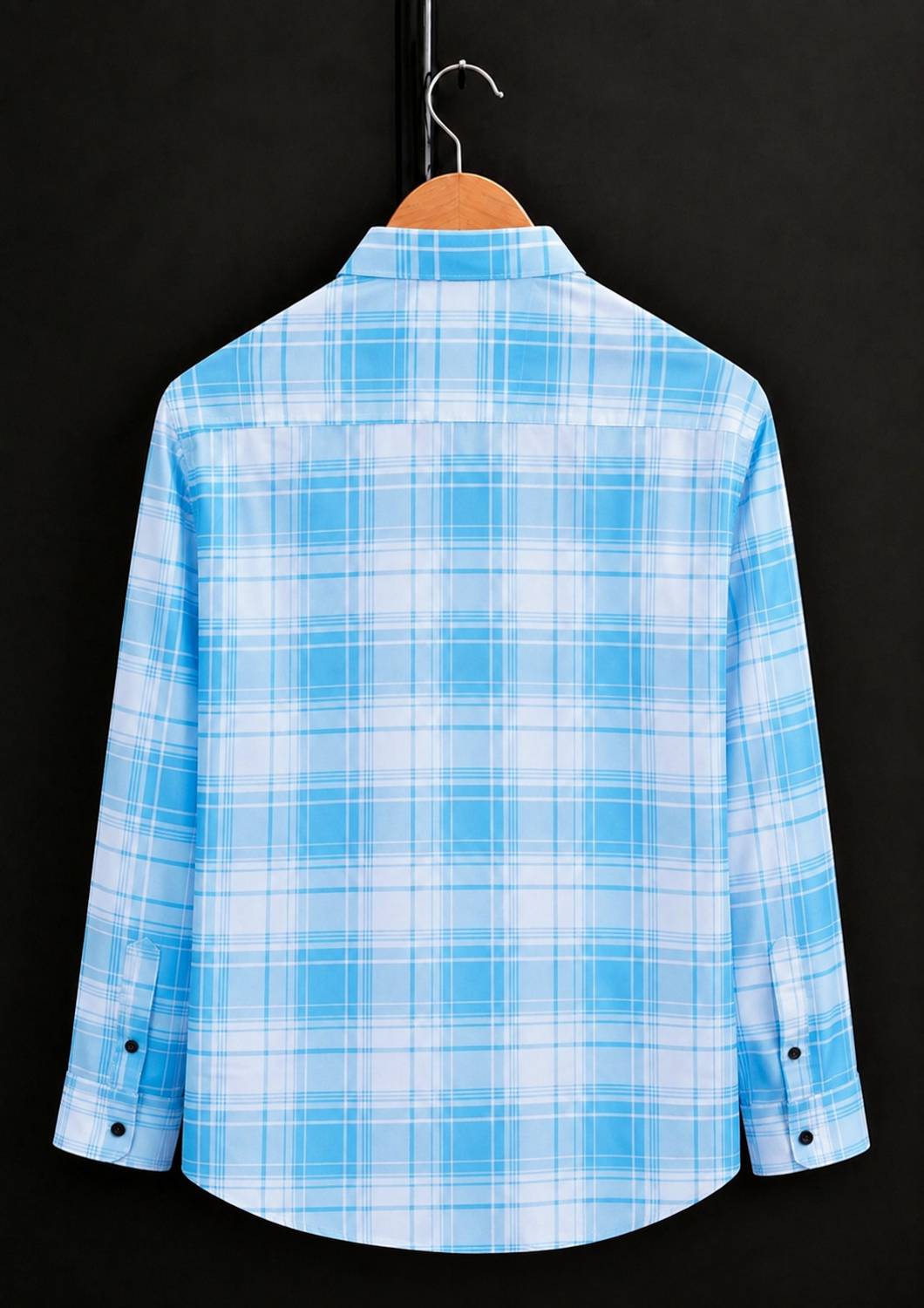 Radiance Creation Men's Regular Fit Checkered Casual Shirt - Image 4