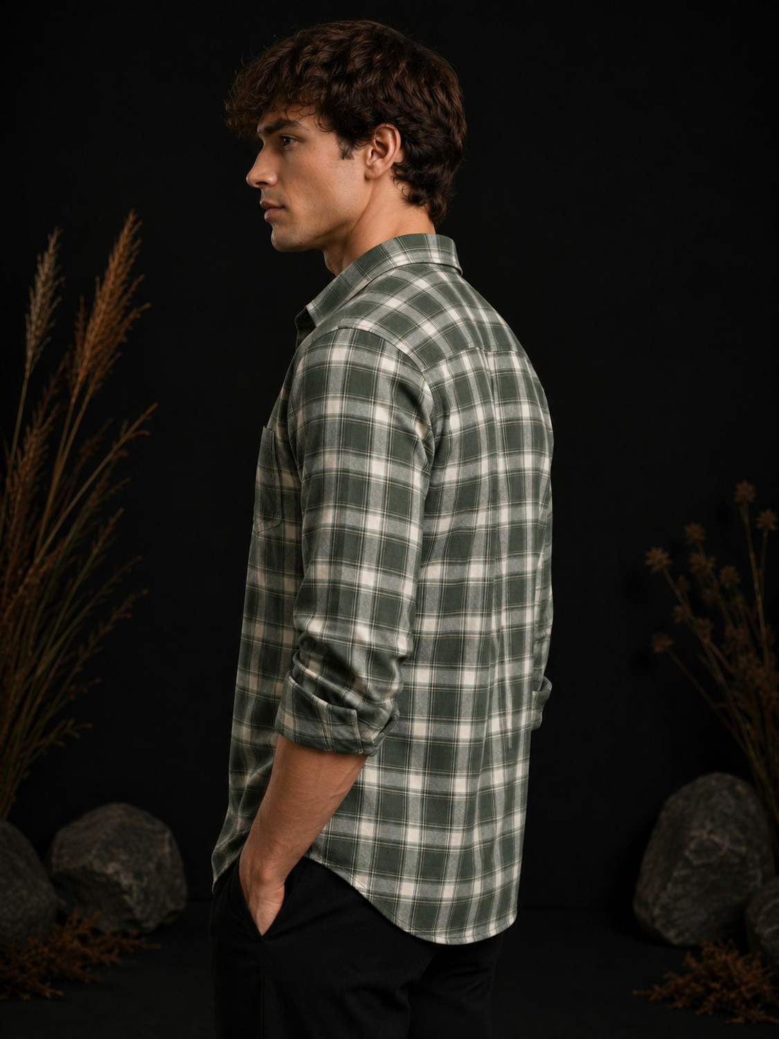 Image of METRONAUT Men Solid Casual Multicolor Shirt