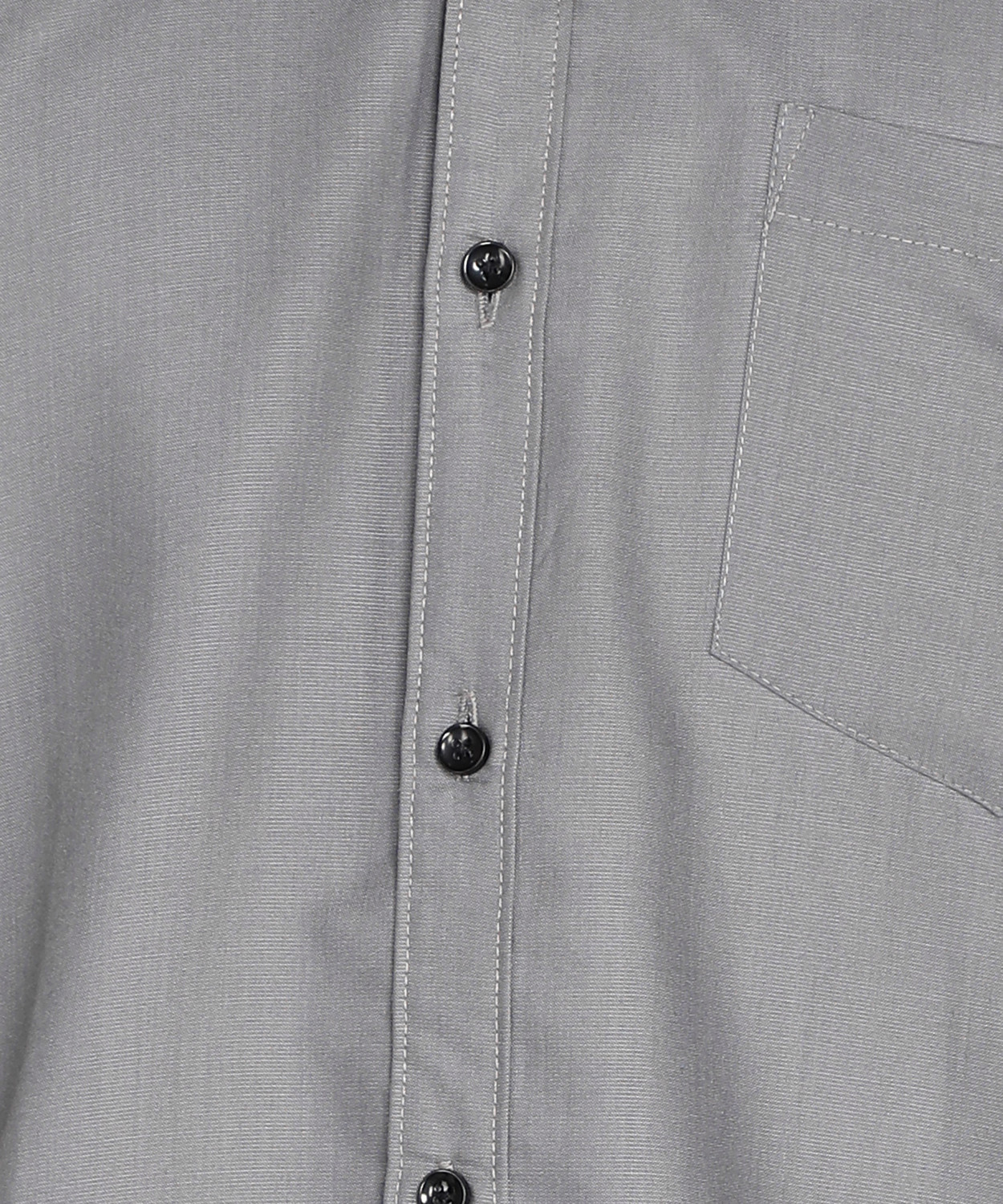 Image of VTEXX Men Solid Beach Wear Grey Shirt
