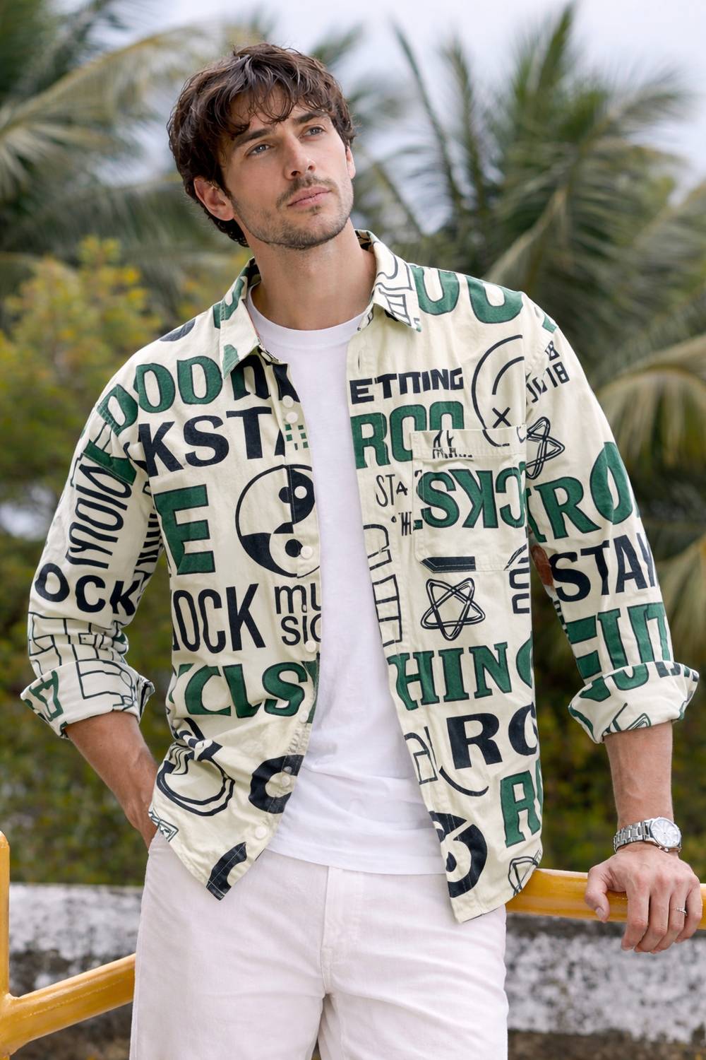 BBSCHOICE Men Printed Casual Multicolor Shirt