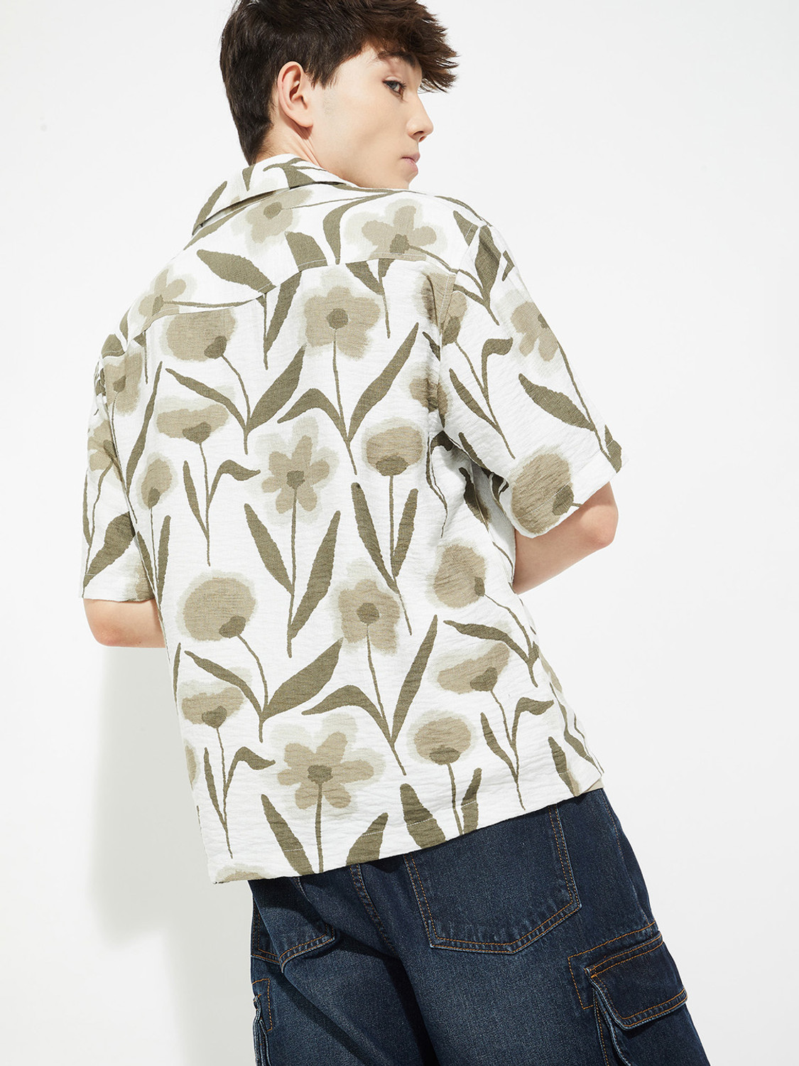 Image of MAX Men Printed Casual Multicolor Shirt