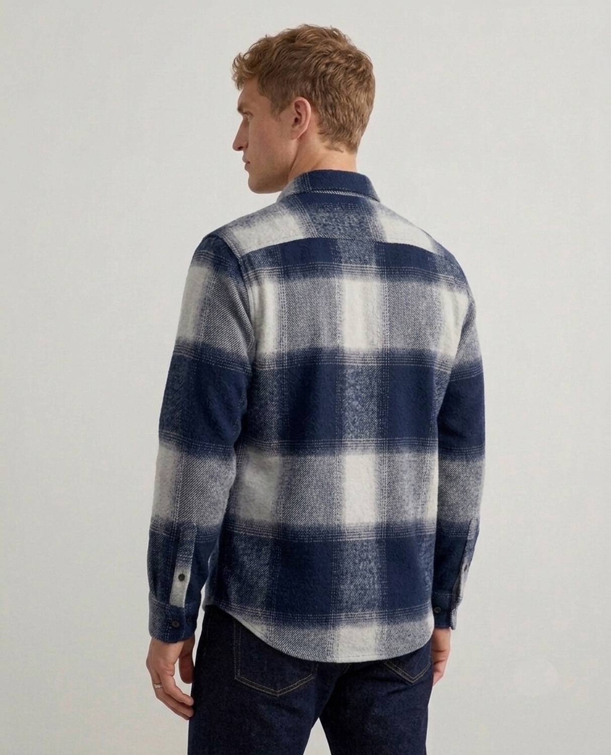 DIMMY Men Dark Blue Printed Shirt - Image 5