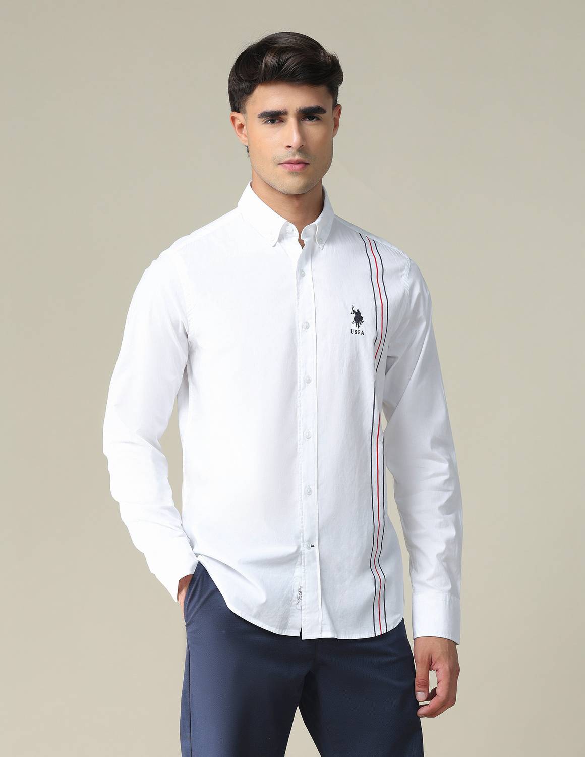 U.S. POLO ASSN. Men Solid Casual Shirt - Image 4