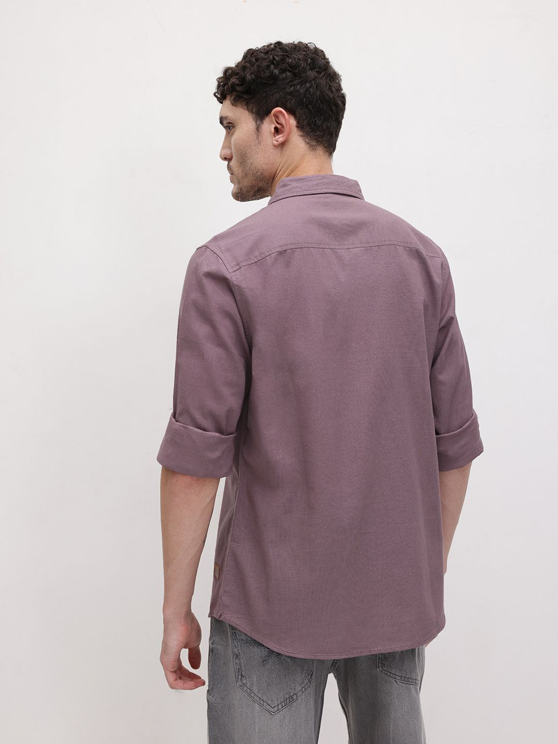Image of Roadster Men Solid Casual Multicolor Shirt