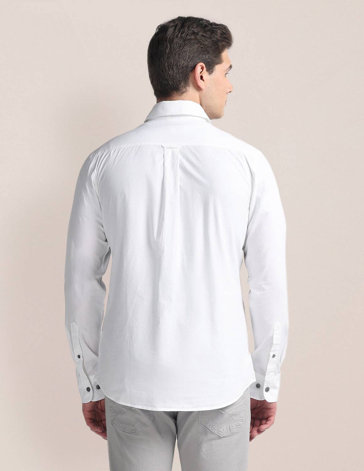 U.S. POLO ASSN. Men Grey Casual Shirt - Image 5