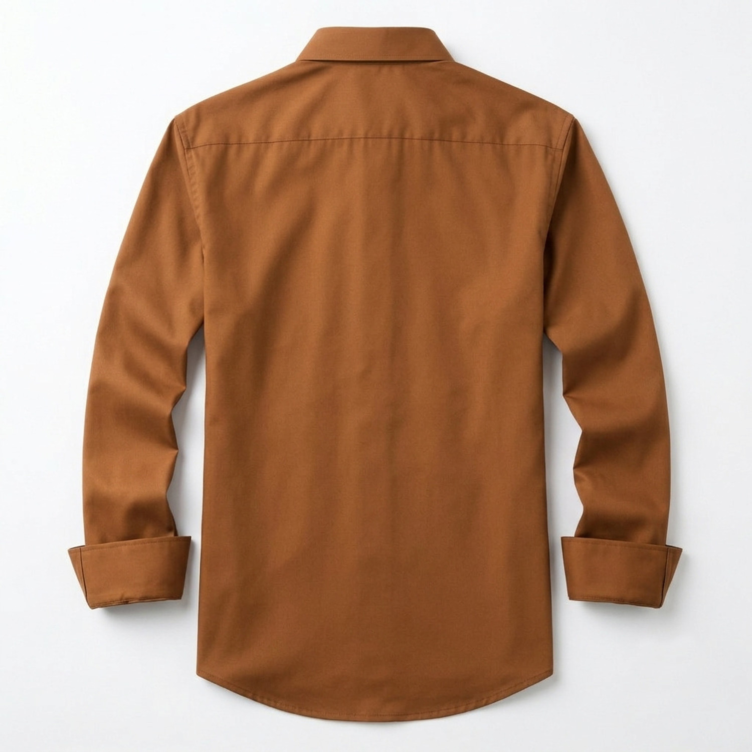 Image of Lonexo Men Solid Casual Brown, Grey Shirt