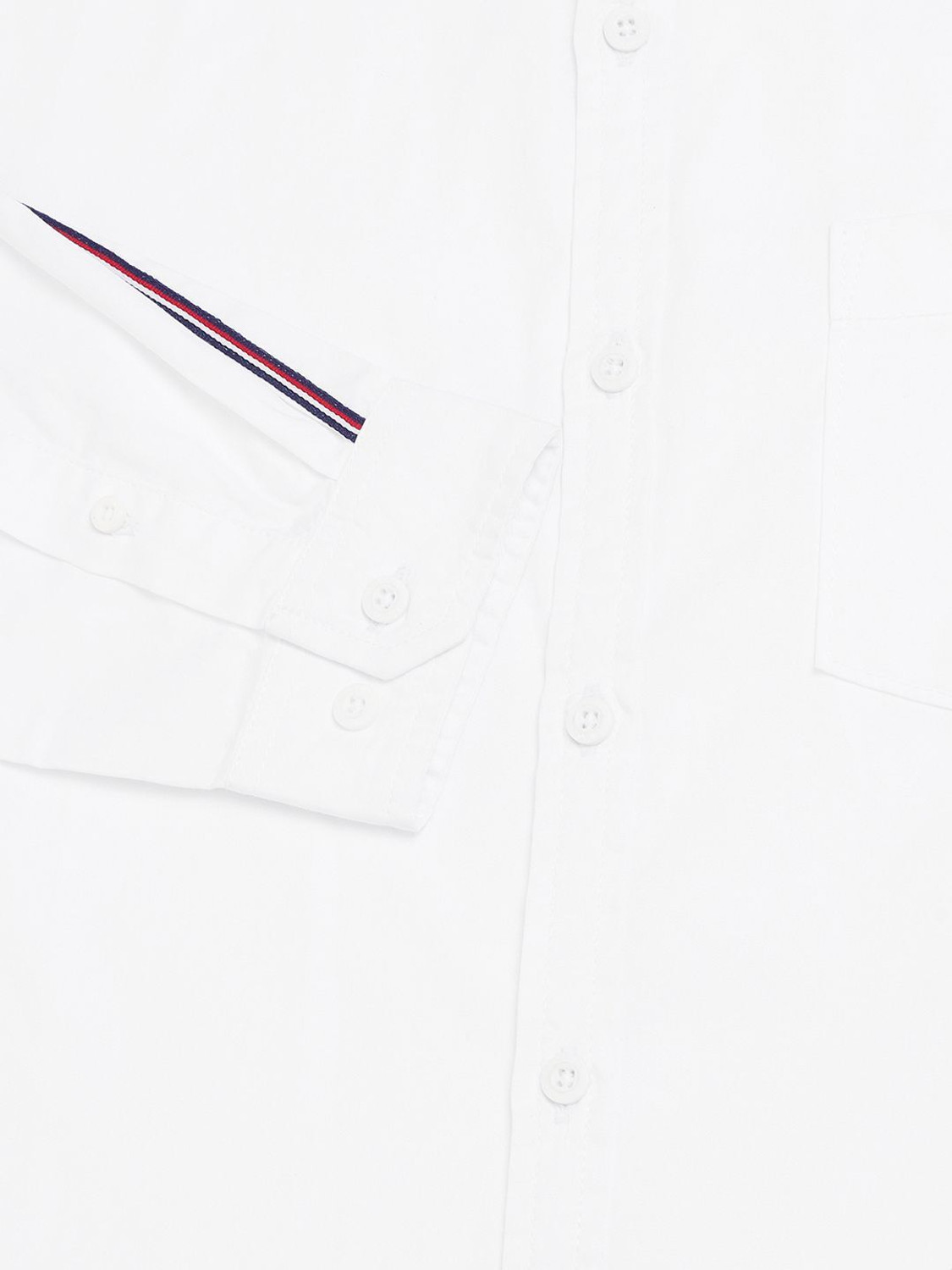 Image of HERE&NOW Men Solid Casual White Shirt