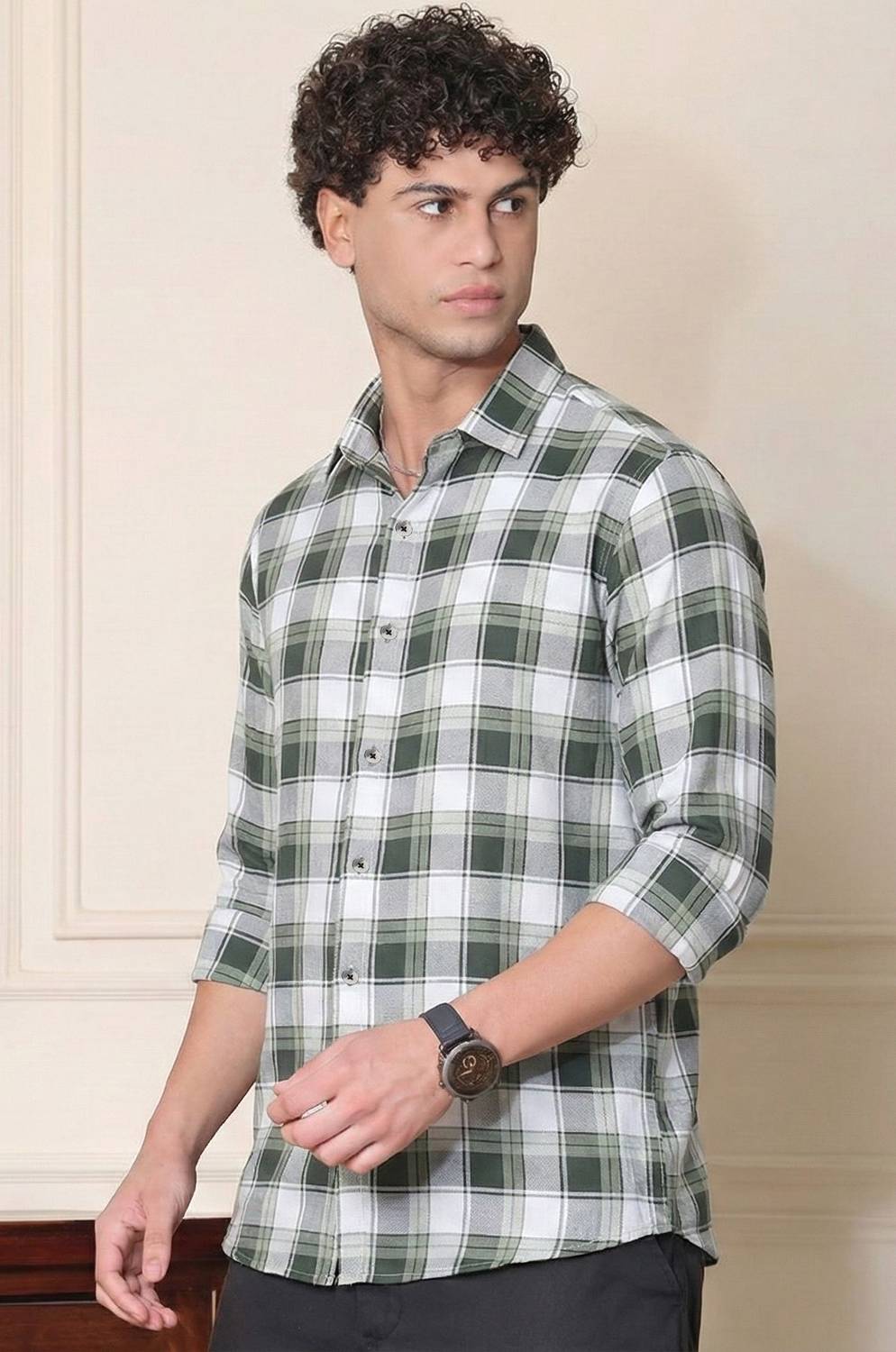R.Code Men Checkered Multicolor Shirt - Image 3