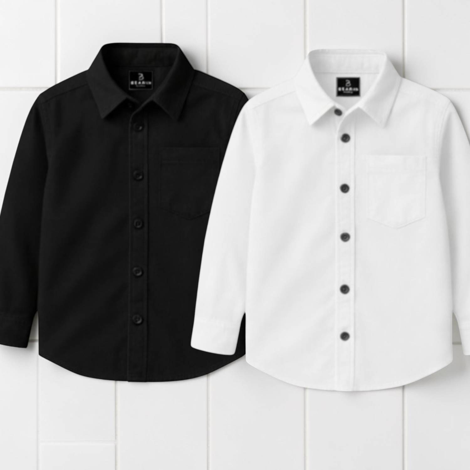Walk Dog Boys Black, White Shirt - Image 1