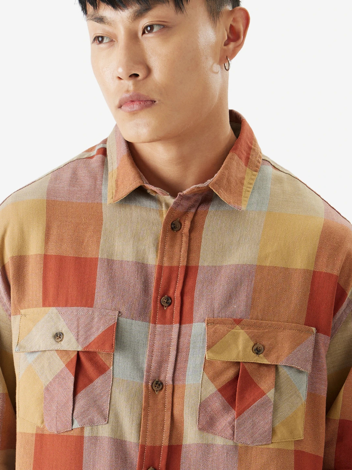 Image of The Souled Store Men Checkered Casual Multicolor Shirt