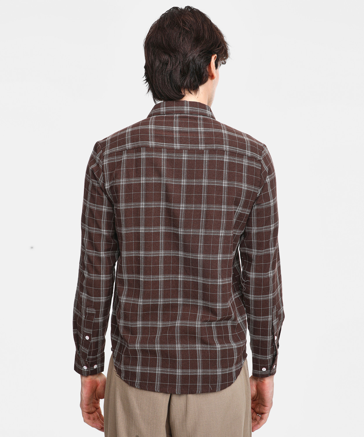 Image of CAMPUS SUTRA Men Striped Casual Red Shirt