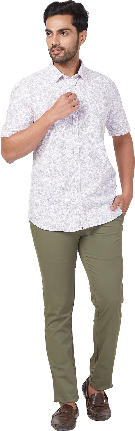 Image of PARX Men Printed Casual Multicolor Shirt