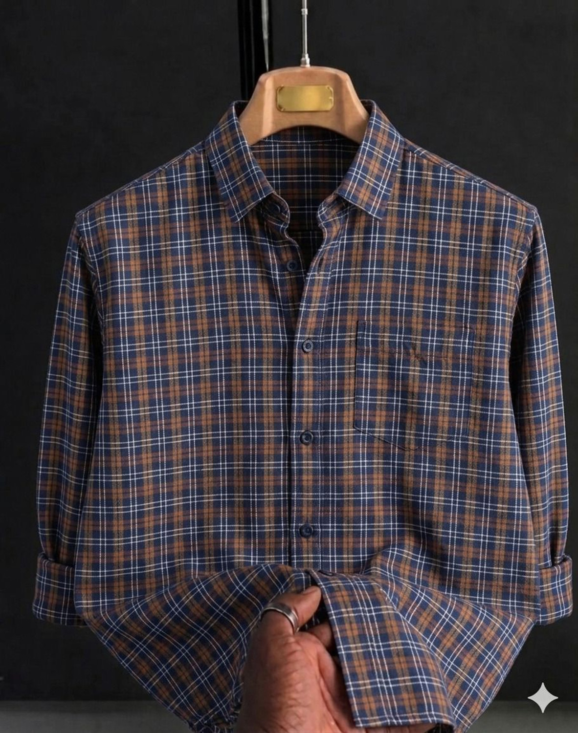 Image of YOUTH FIRST INDIAN BRAND Men Checkered Casual Multicolor Shirt