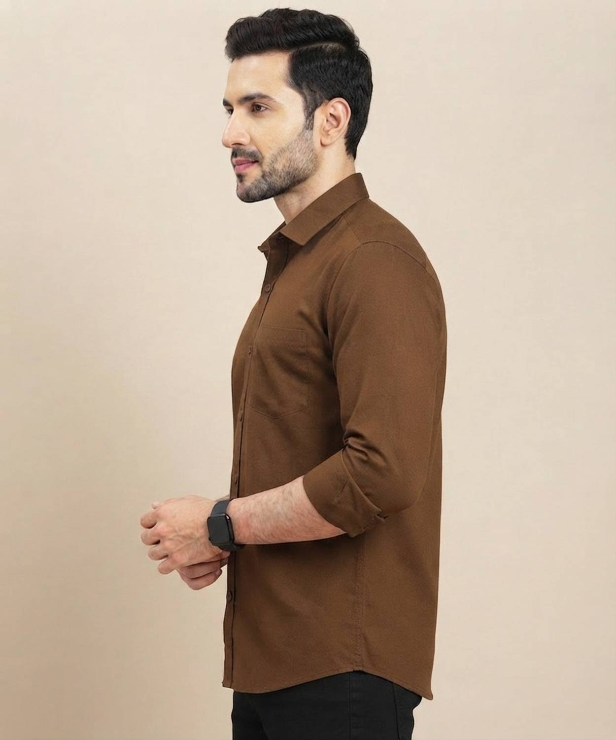Roadster Men Brown Casual Shirt - Image 3