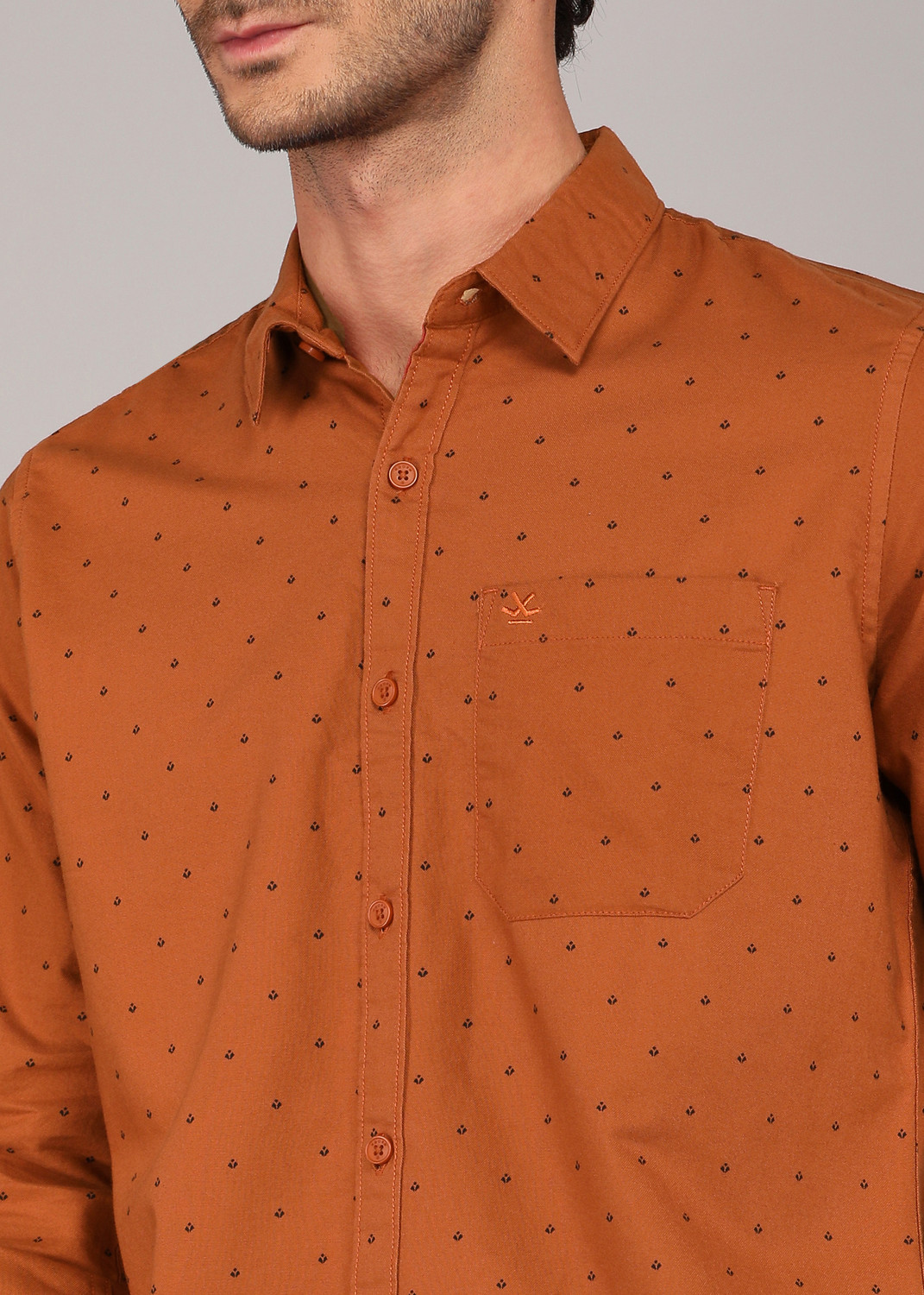 Image of WROGN Men Checkered Casual Red Shirt