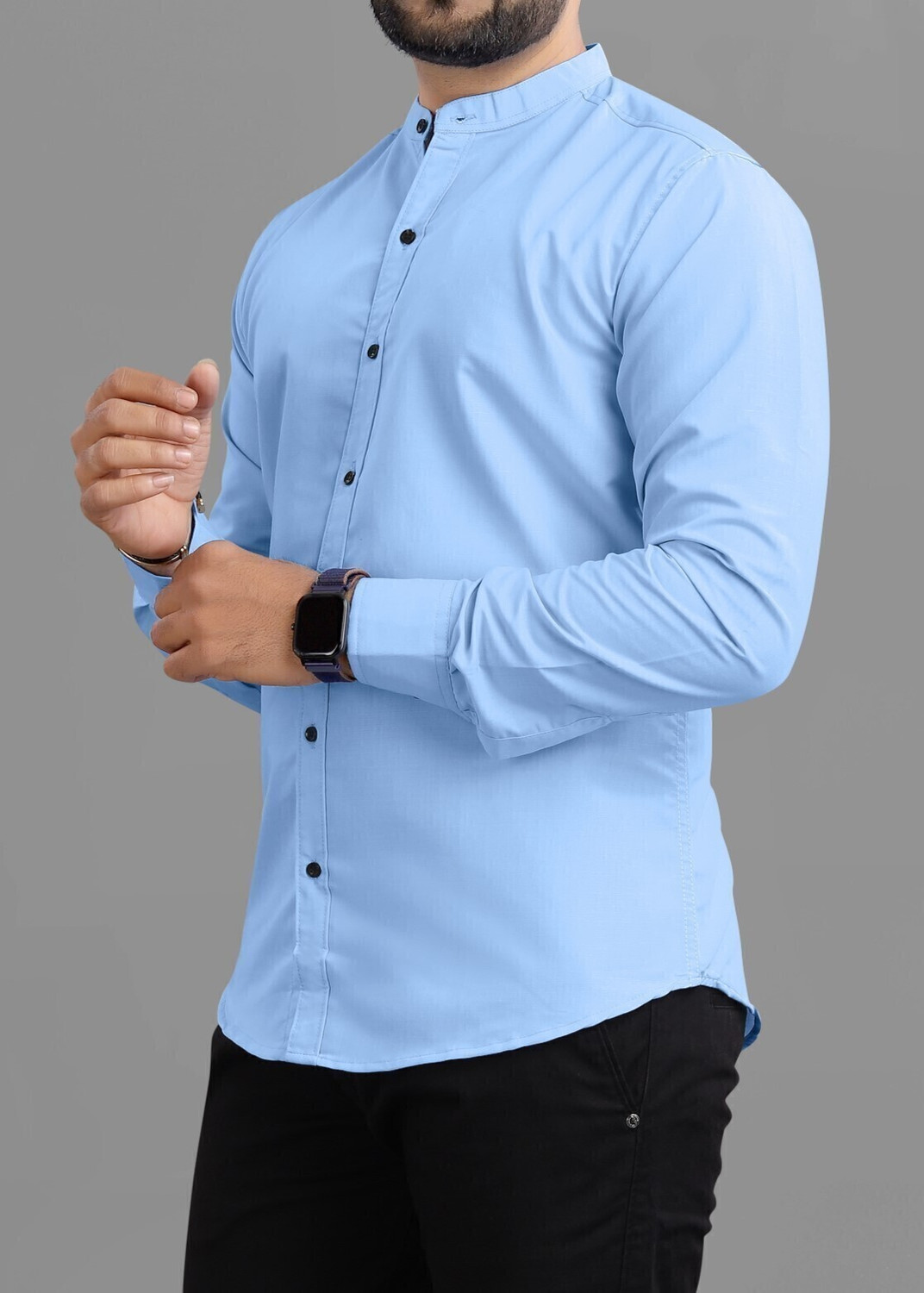 Image of VTEXX Men Solid Formal Multicolor Shirt