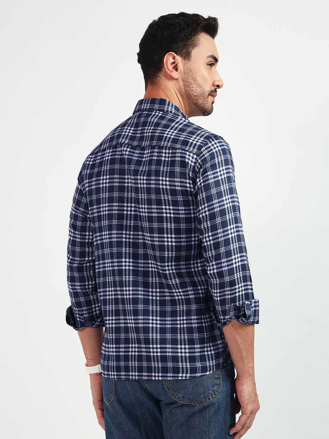 Image of Flipkart SmartBuy Men Regular Fit Checkered Spread Collar Casual Shirt (Pack of 3)